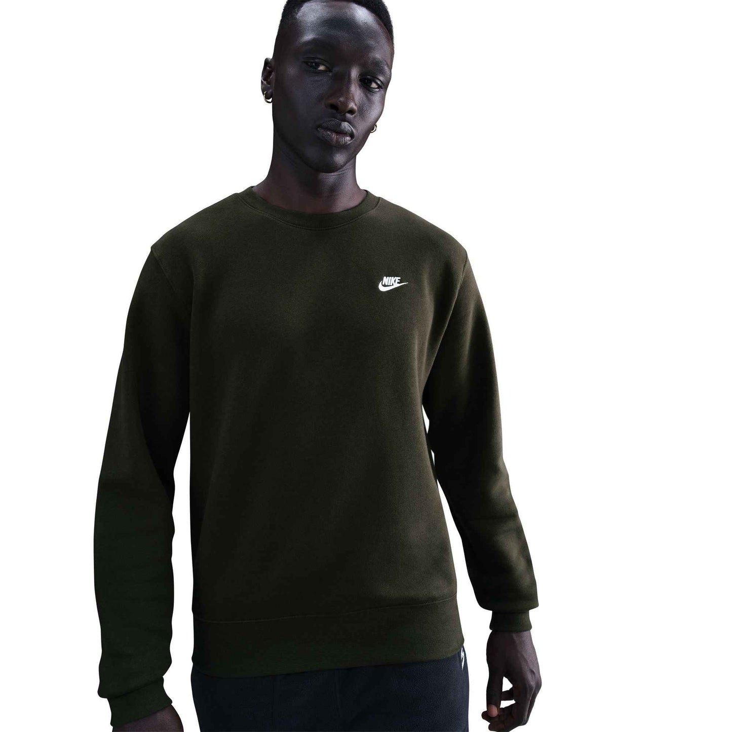 Nike Mens Club Fleece Crewneck - Sequoia
