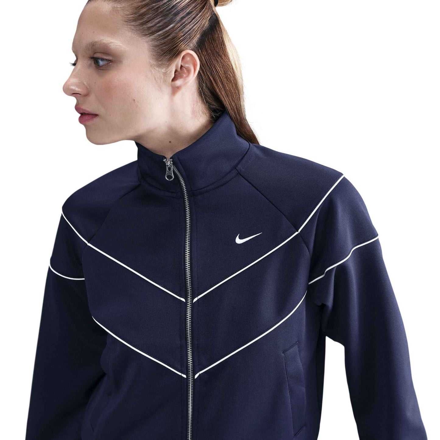 Nike Womens Sportswear Windrunner Knit Jacket - Midnight Navy