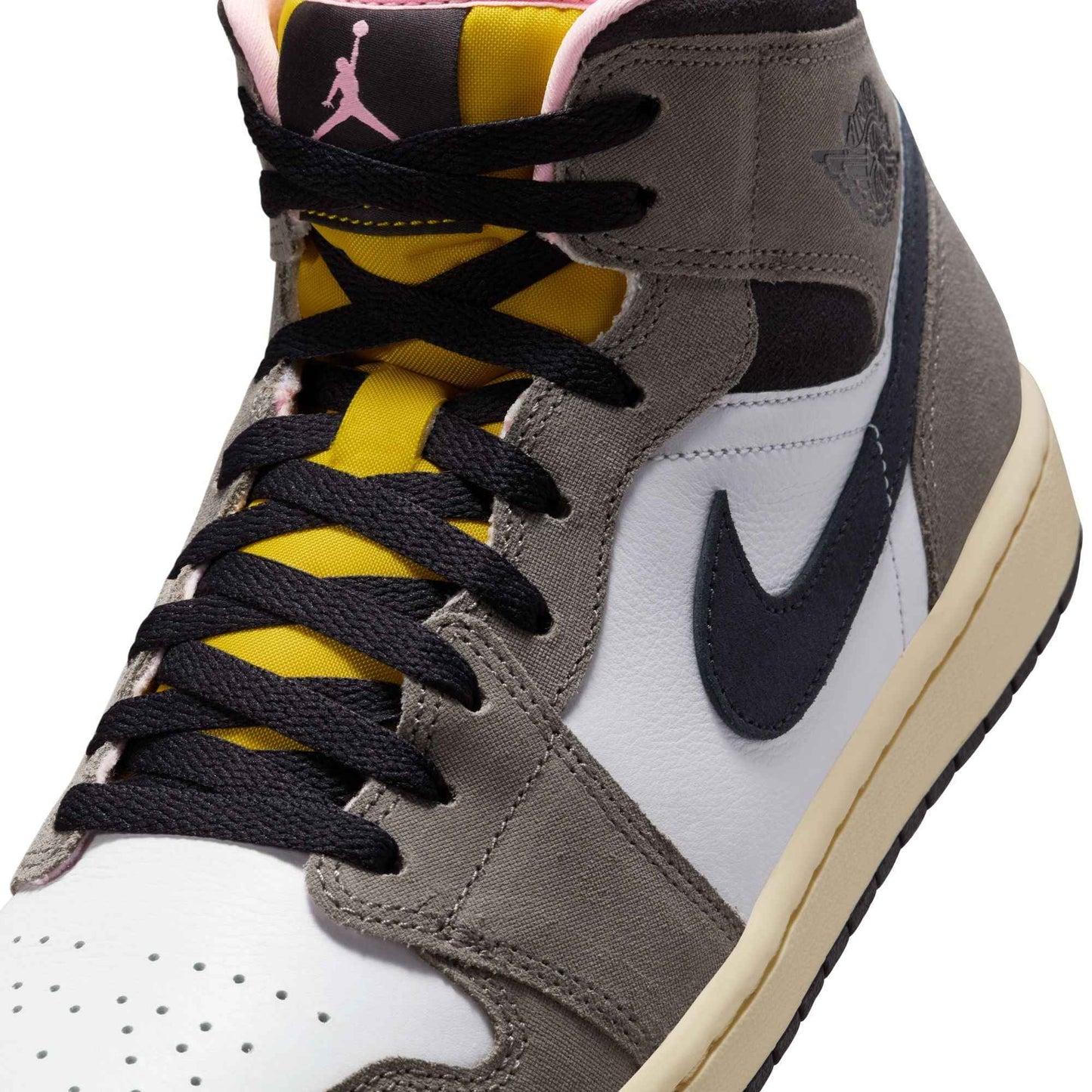 Air Jordan Mens 1 Mid SE - Cavestone