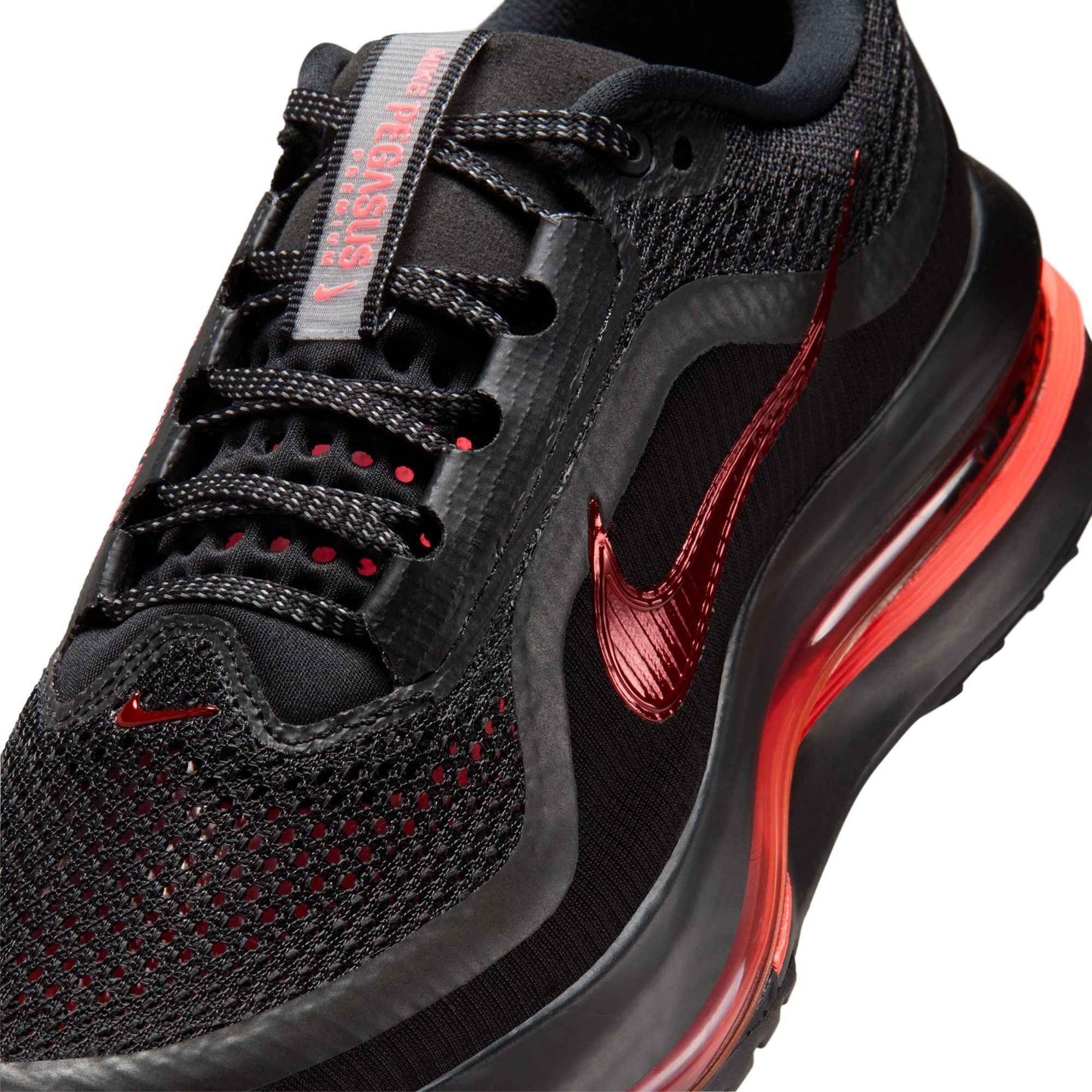 Nike Womens Pegasus Premium - Black/Hot Lava
