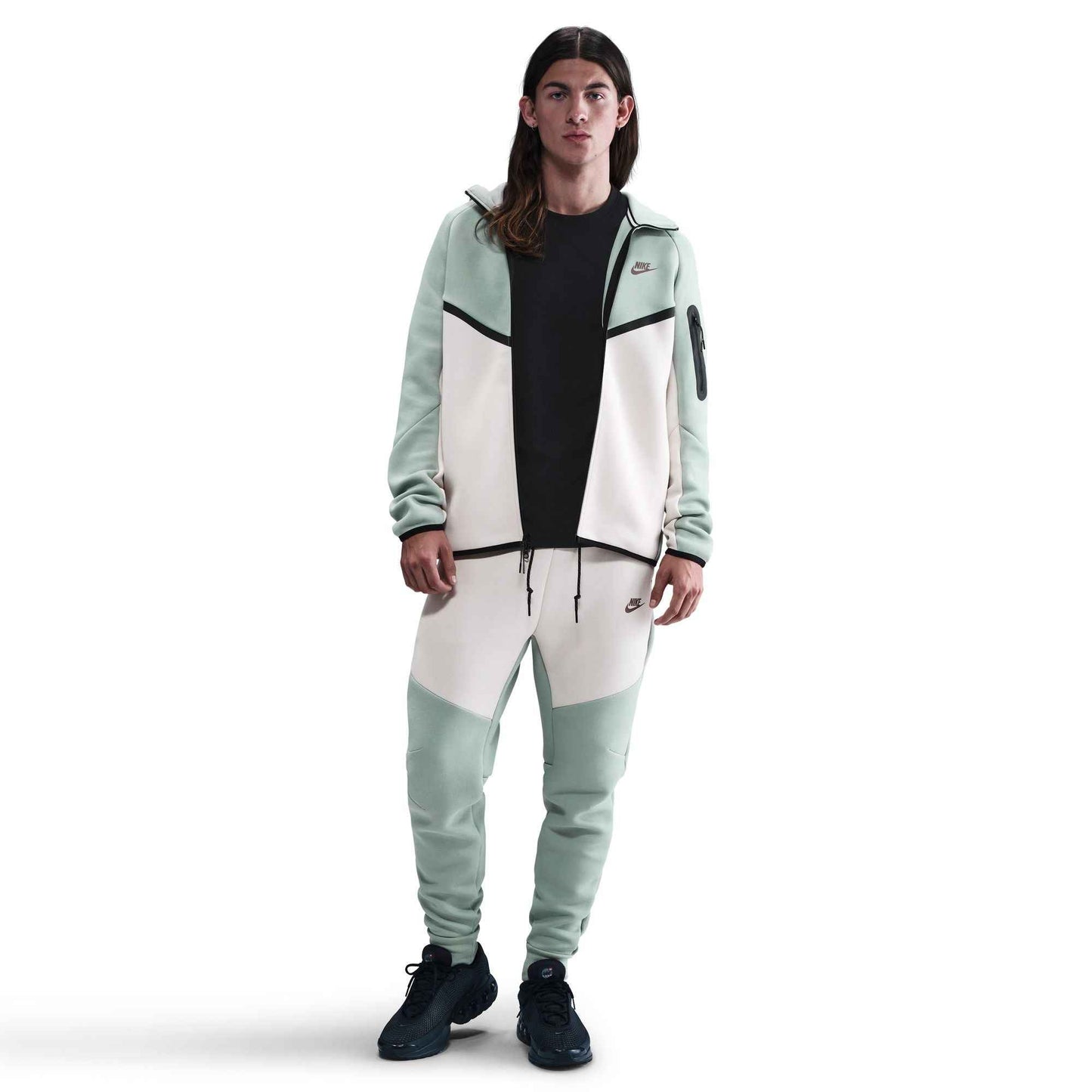 Nike Mens Tech Fleece Hoodie - Dusty Sage