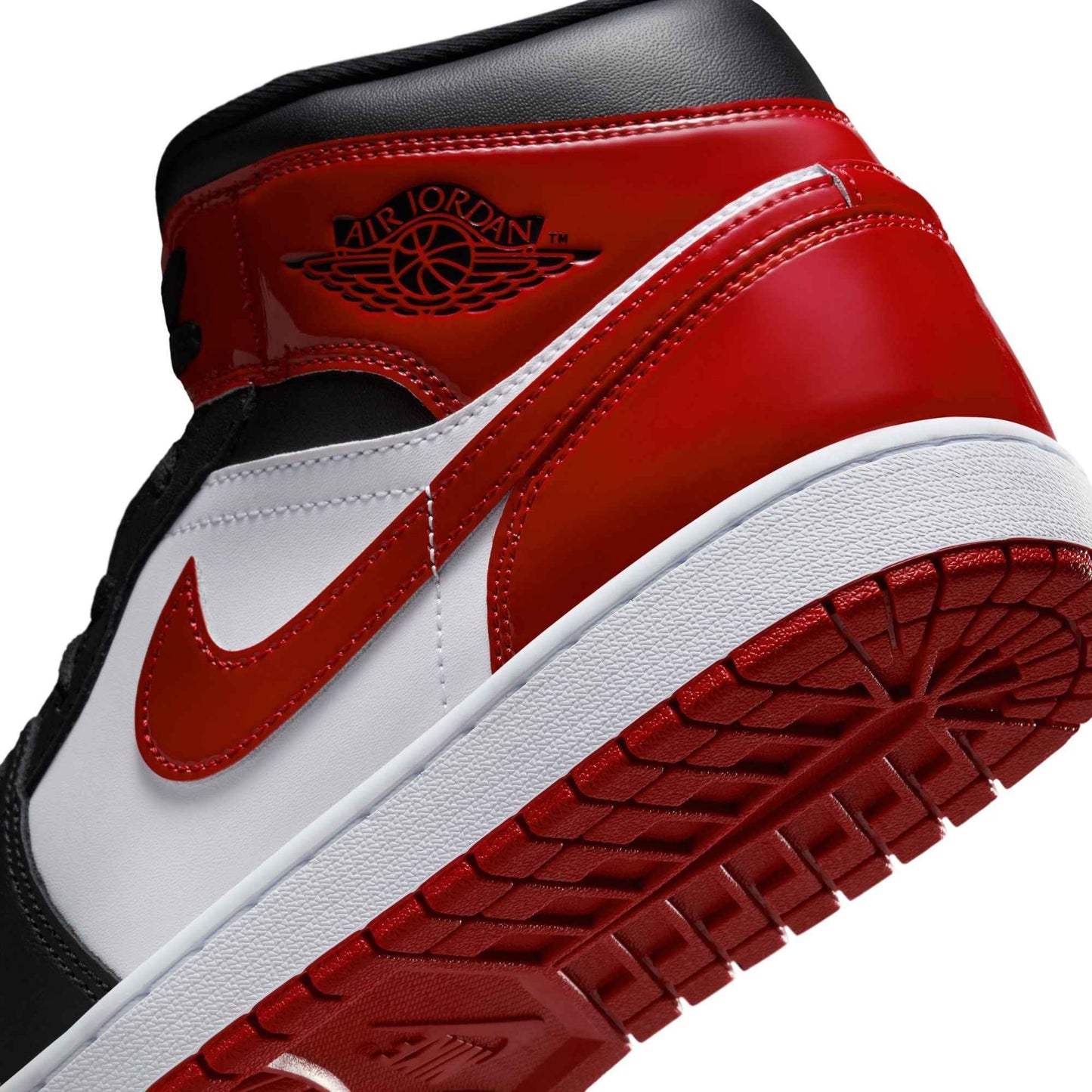Air Jordan Men's 1 Mid SE - Black/Varsity Red
