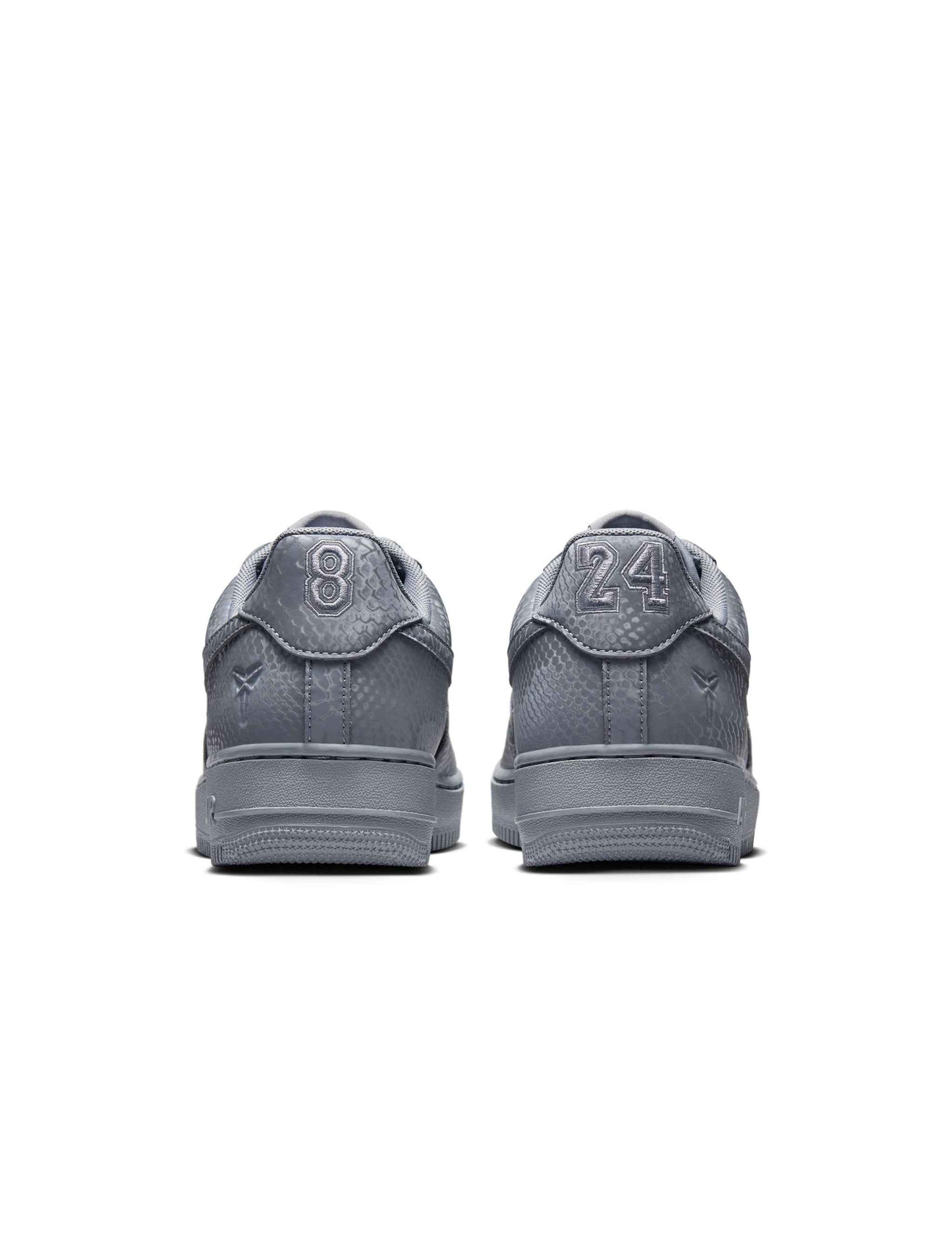 Nike Mens Kobe Air Force 1 Low - Wolf Grey