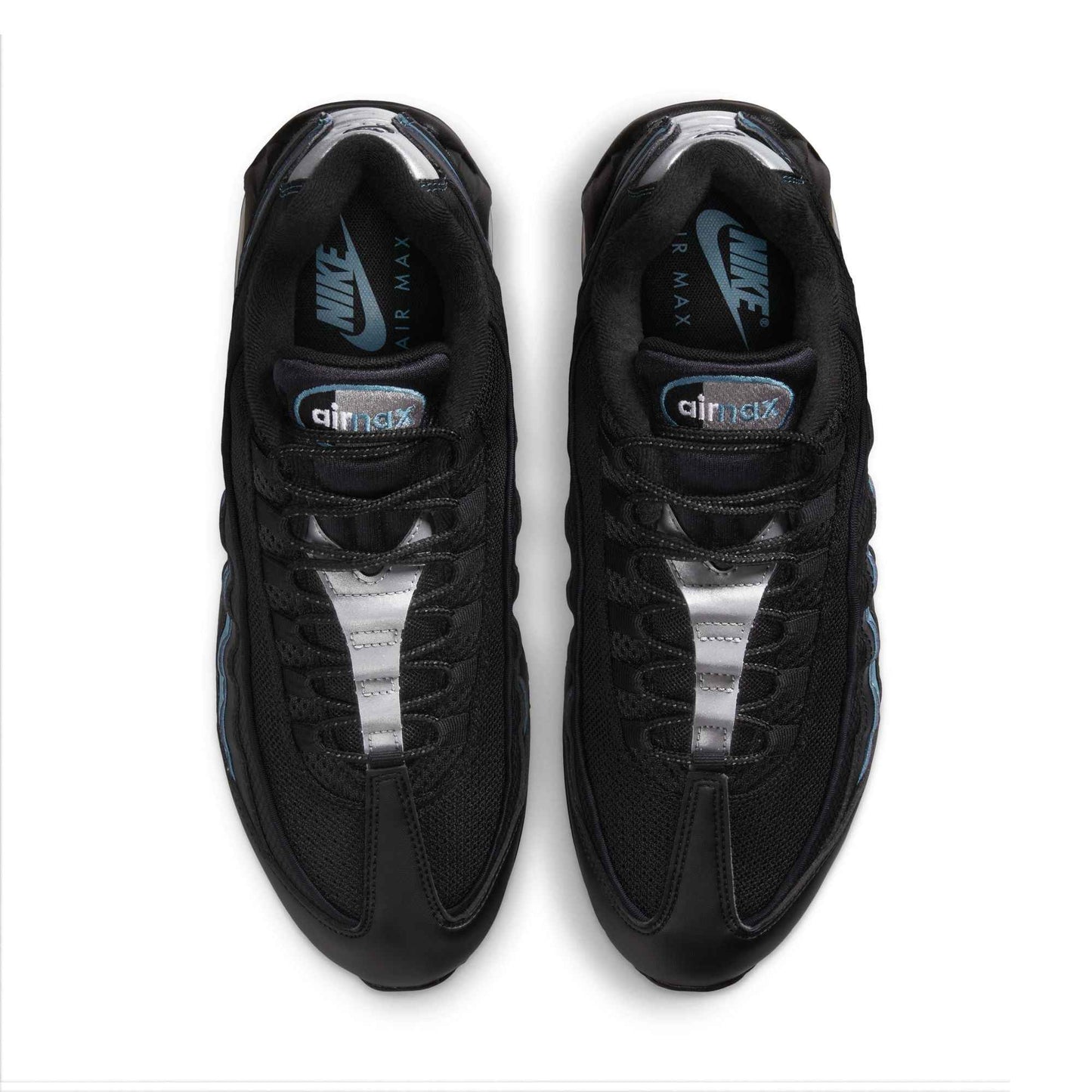 Nike Mens Air Max 95 "Big Bubble" - Black/Smokey Blue