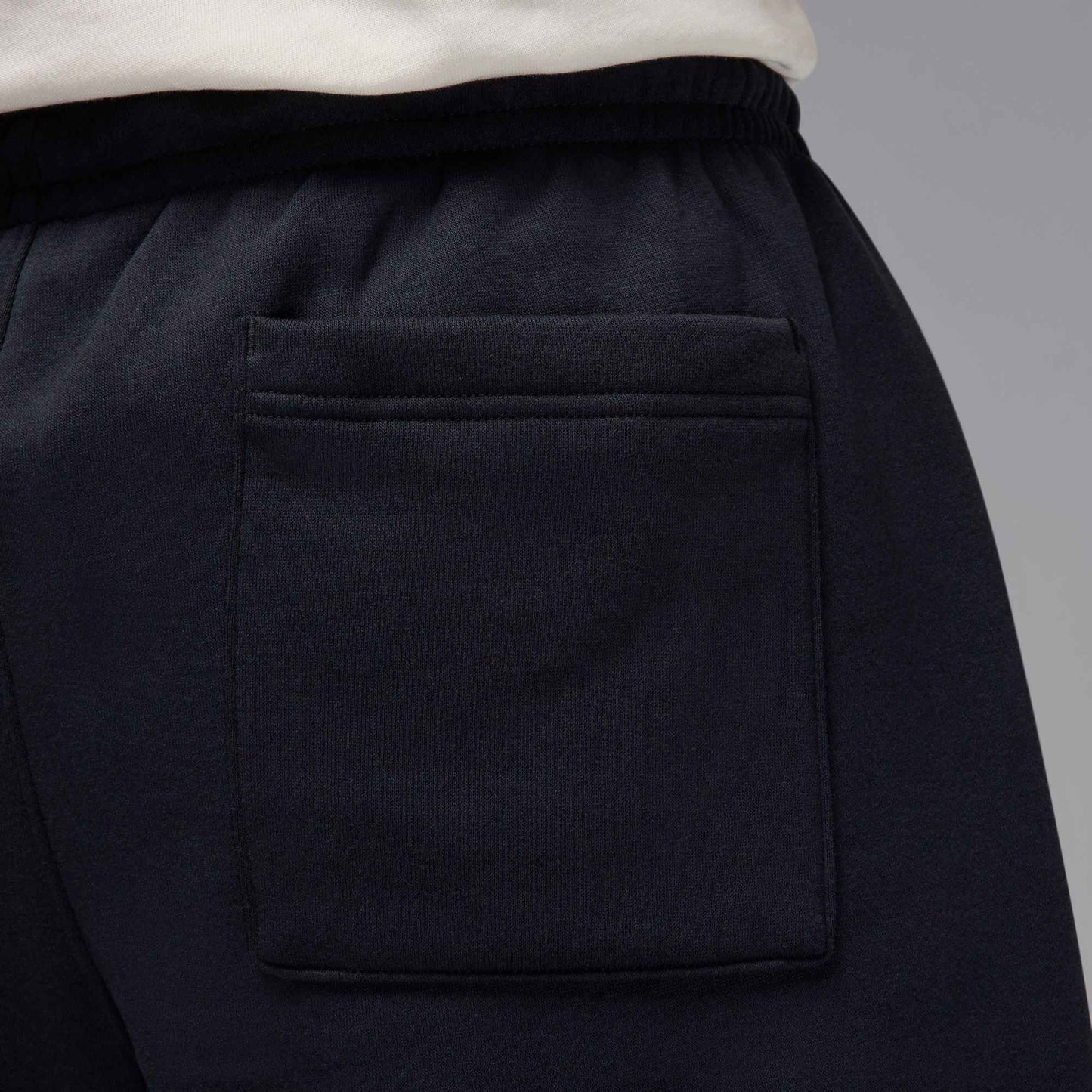 Air Jordan Mens Oversized Open-Hem Sweatpants - Black