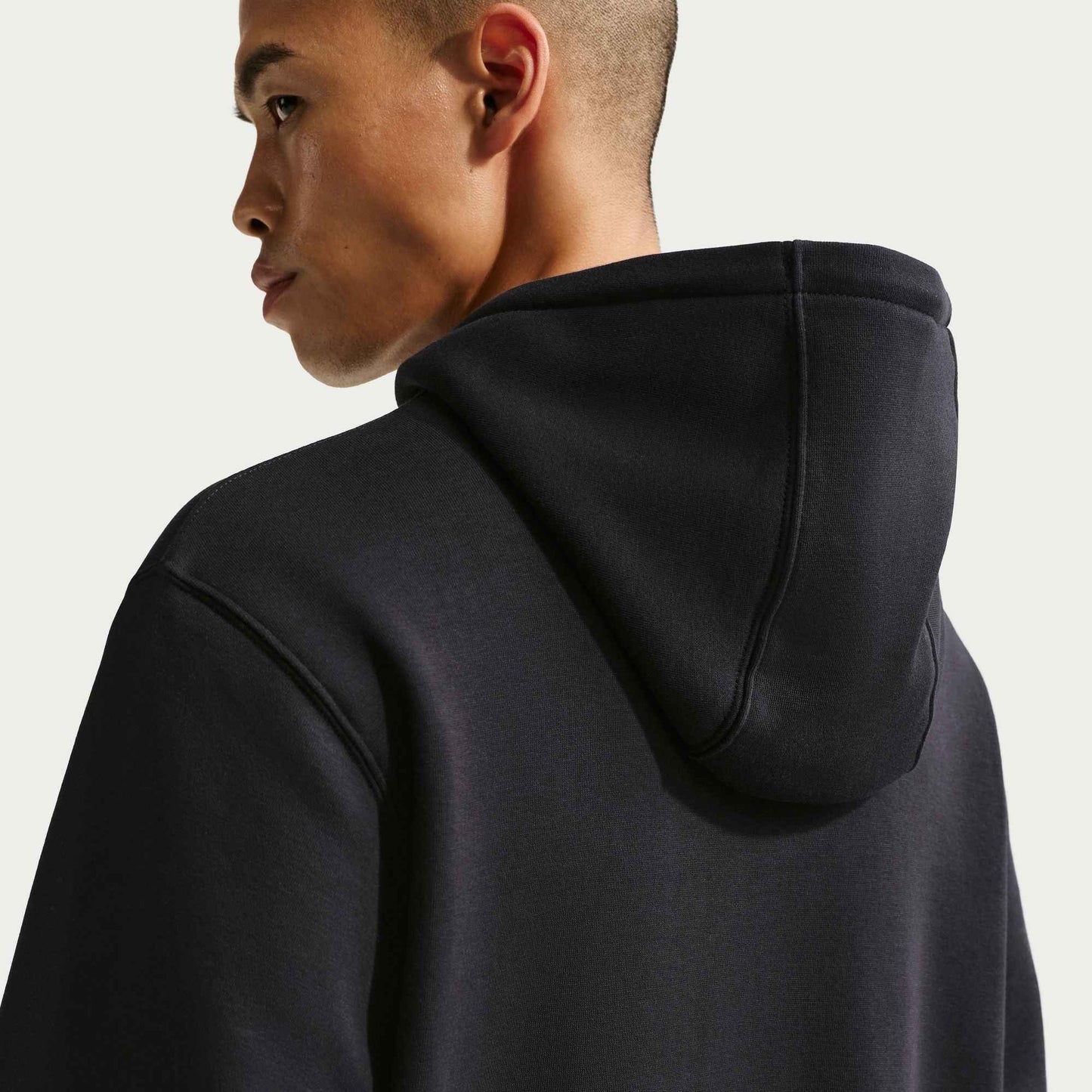 Nike Mens Fleece Hoodie - Black