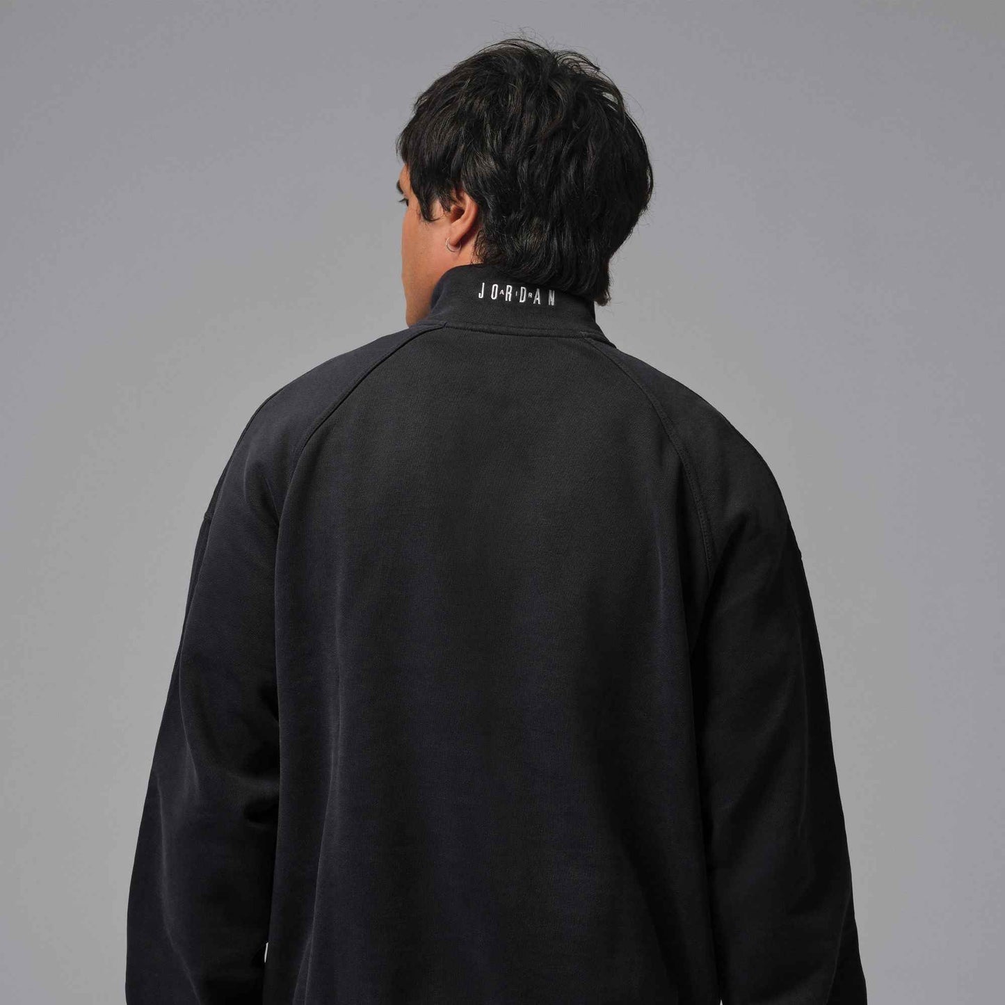 Air Jordan Mens Fleece 1/4 Zip - Black