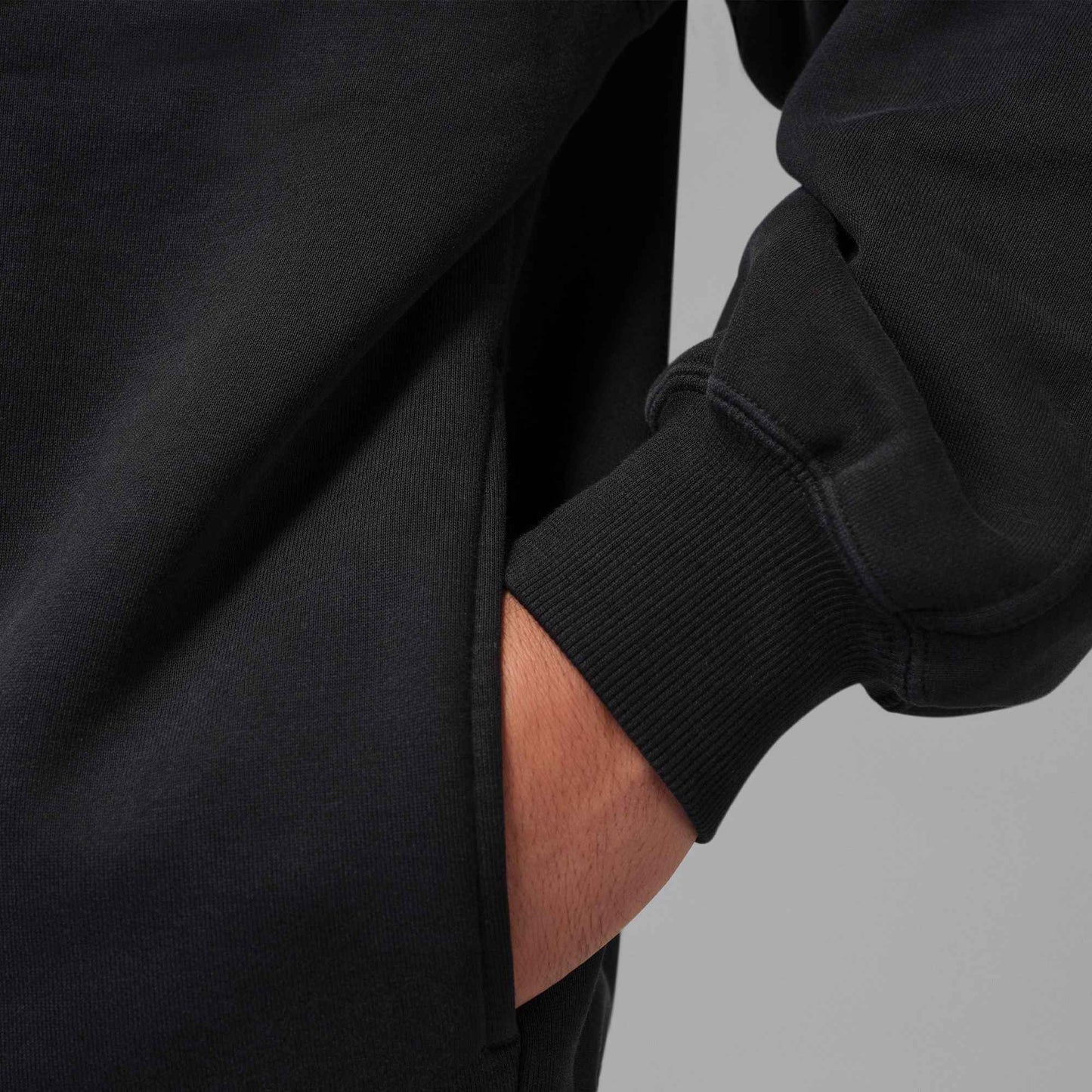 Air Jordan Mens Fleece 1/4 Zip - Black