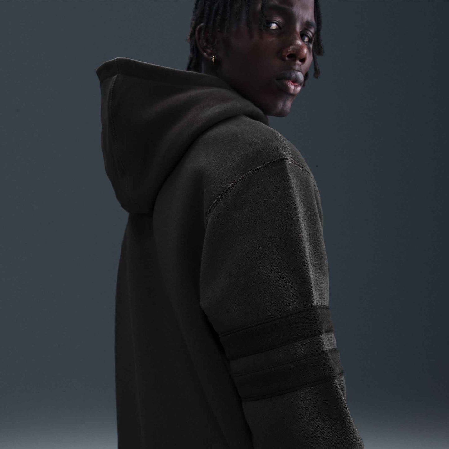 Nike Mens Nike Club Next Up Hoodie - Off Noir