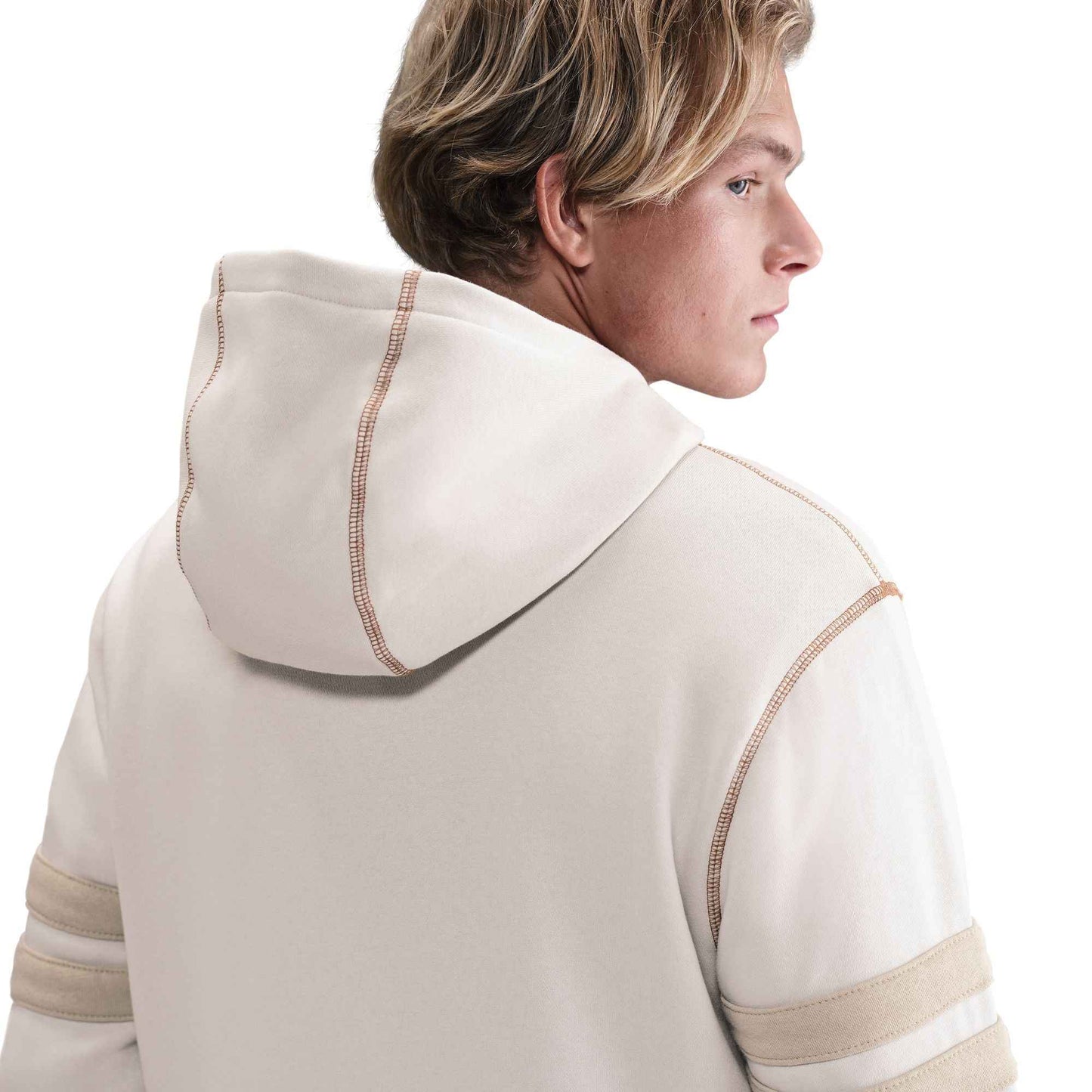 Nike Mens Nike Club Next Up Hoodie - Light Bone