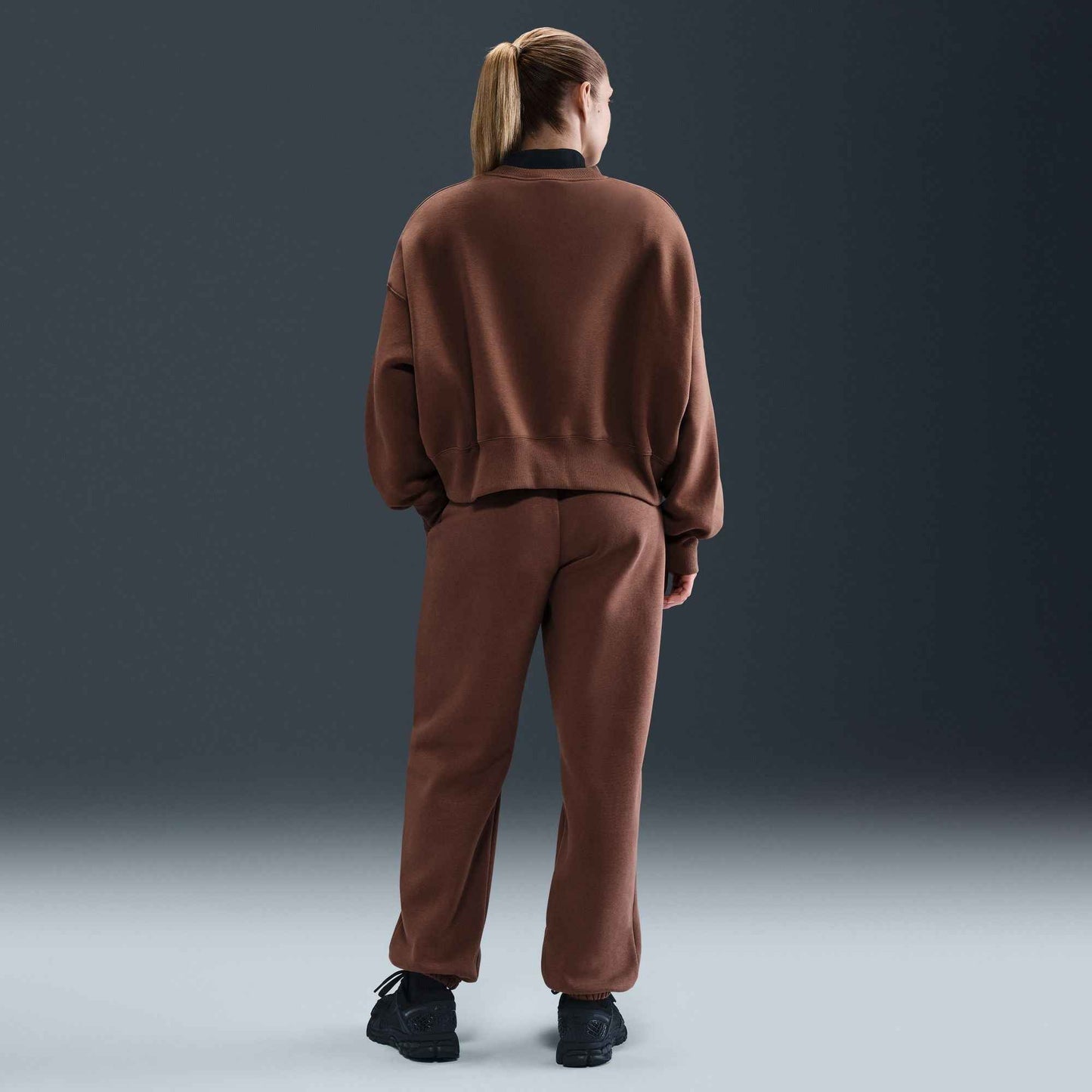 Nike Womens Sportswear Phoenix Fleece - Fauna Brown/Pale Ivory