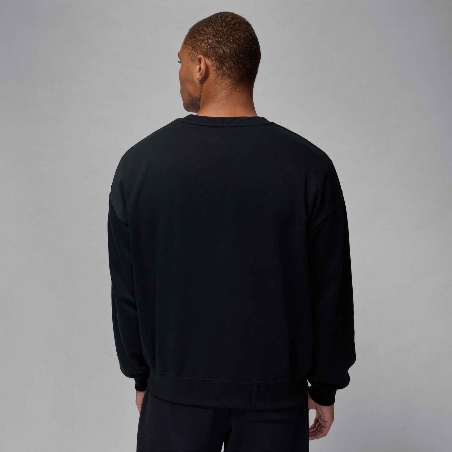 Air Jordan Mens French Terry Realtree Crewneck - Black