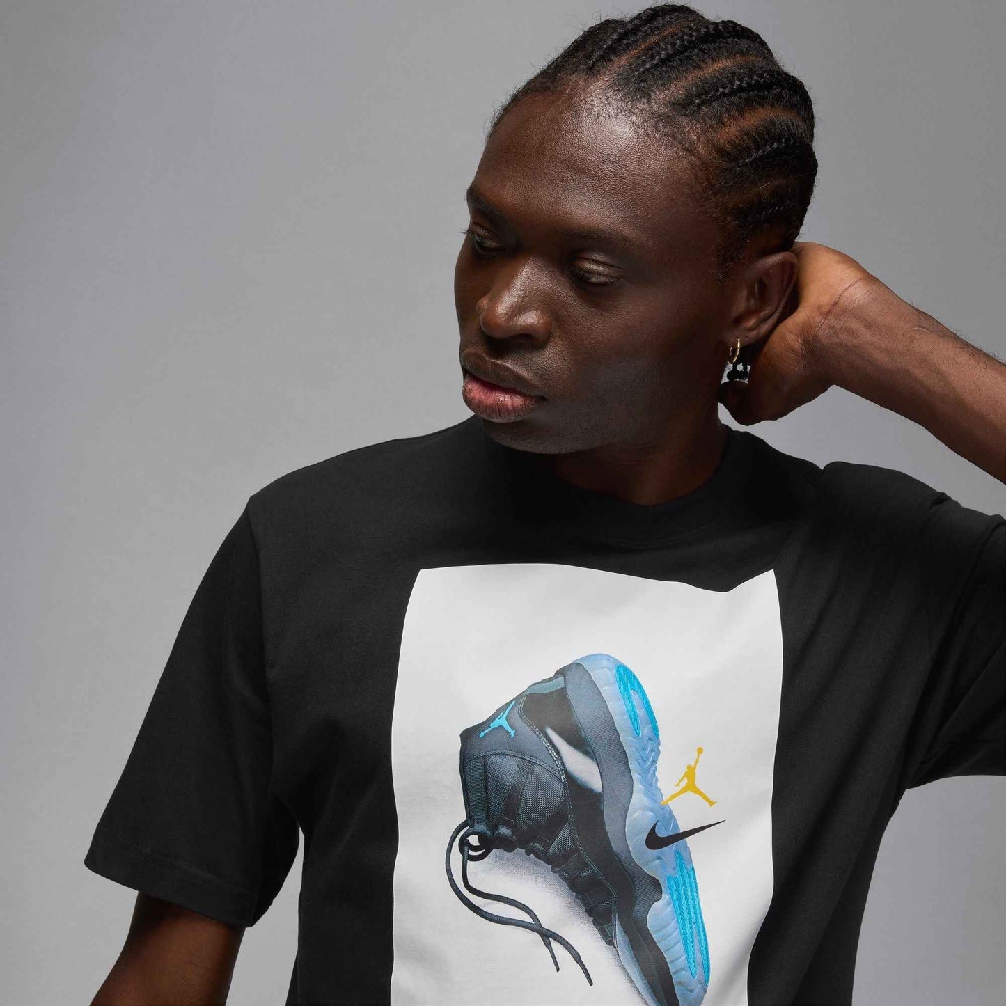 Air Jordan Mens Gamma Tee - Black