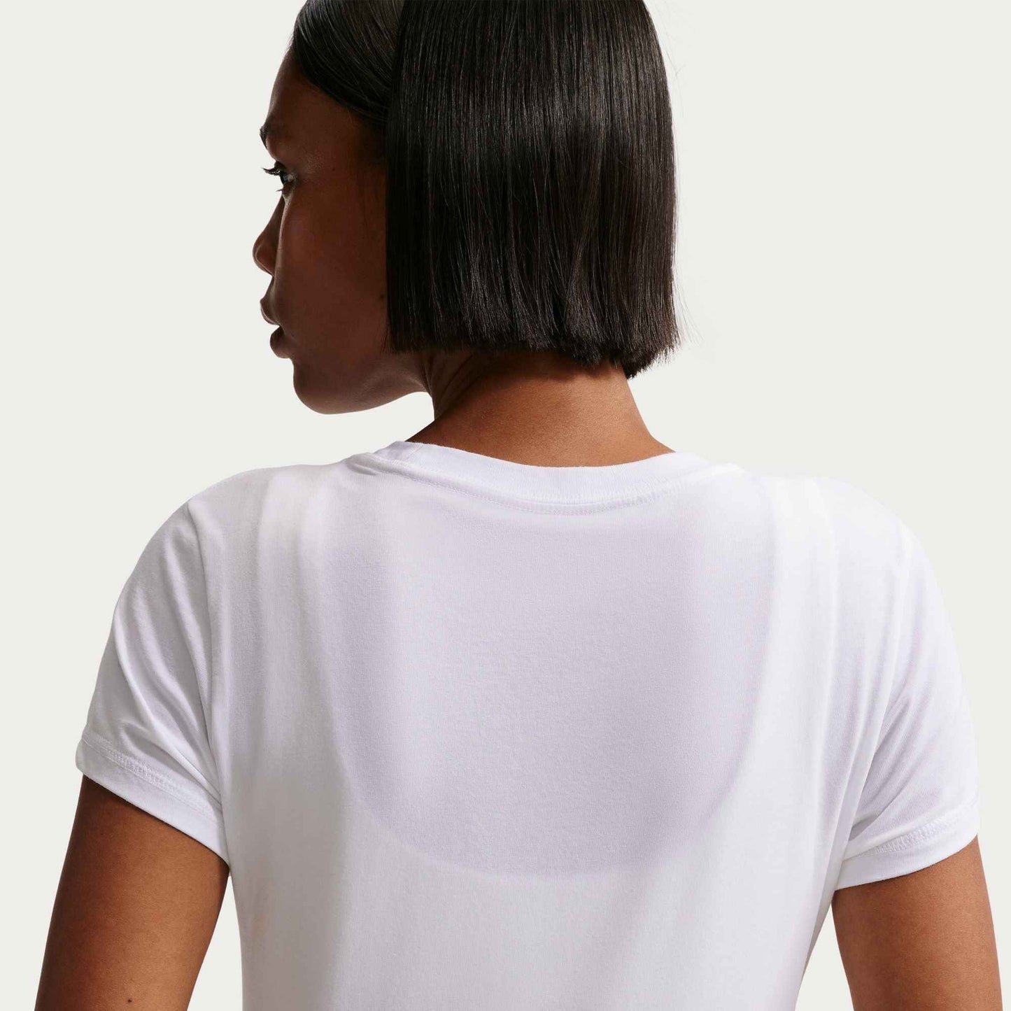 Nike Womens Cropped Tee - White