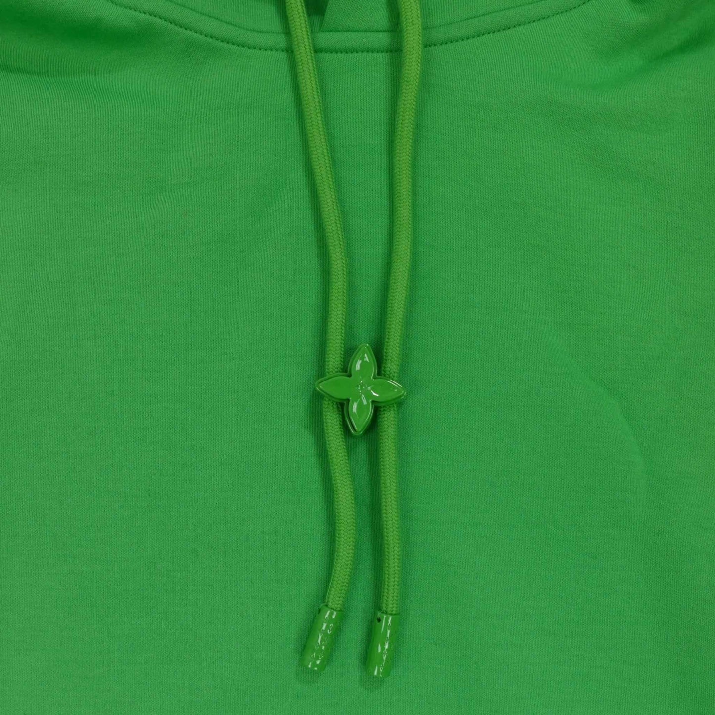 Louis Vuitton Monogram Flower Metal Stopper Hoodie in Green
