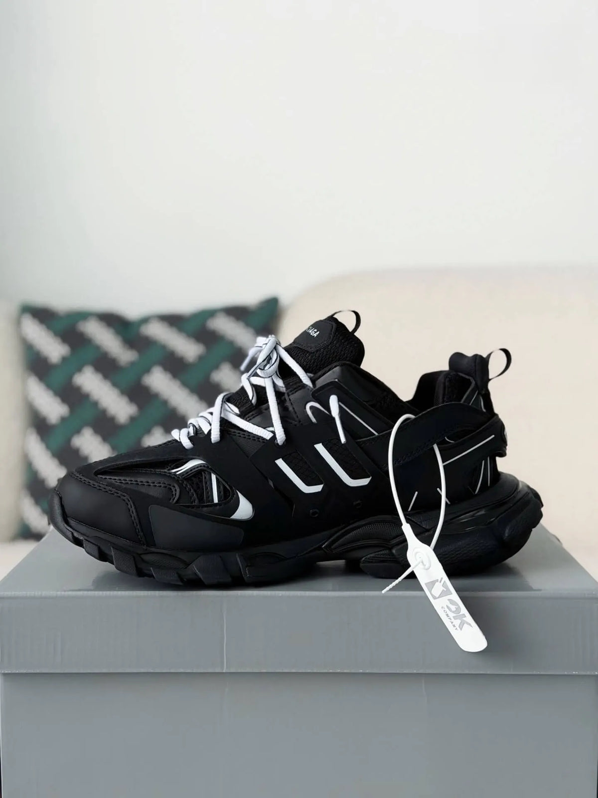Balenciaga Track Sneakers “Black White”