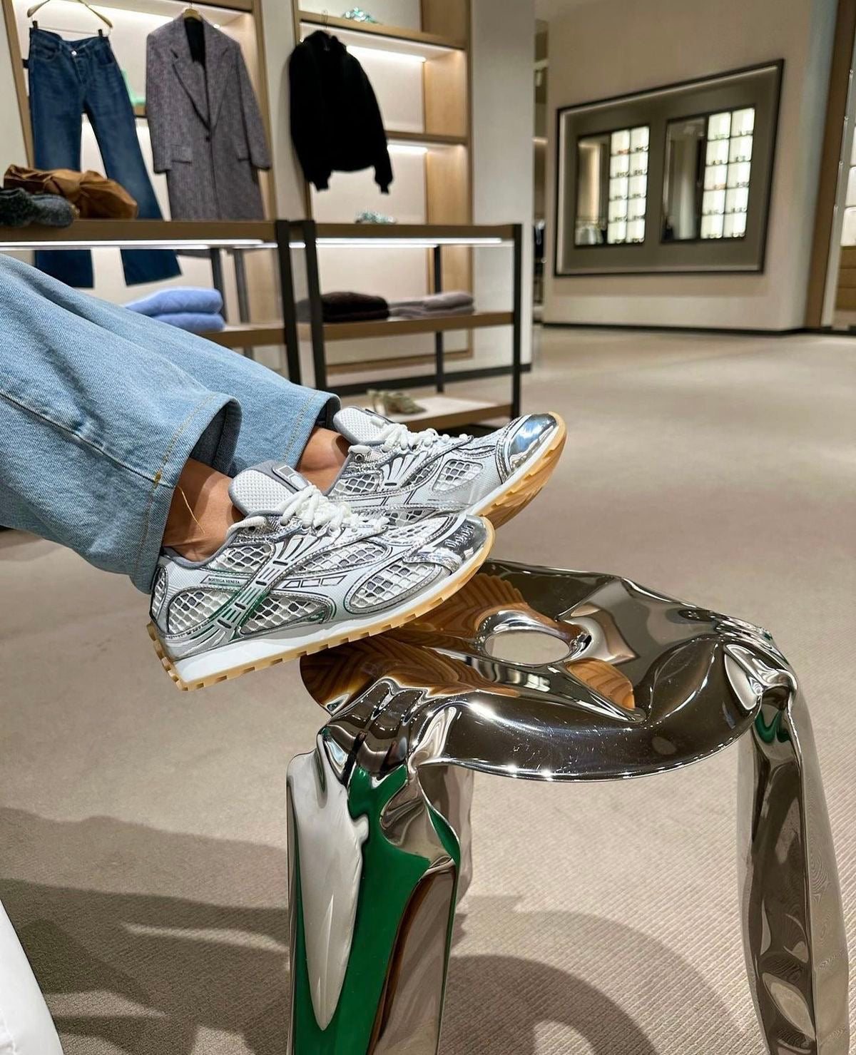 Bottega Veneta Orbit Metallic
