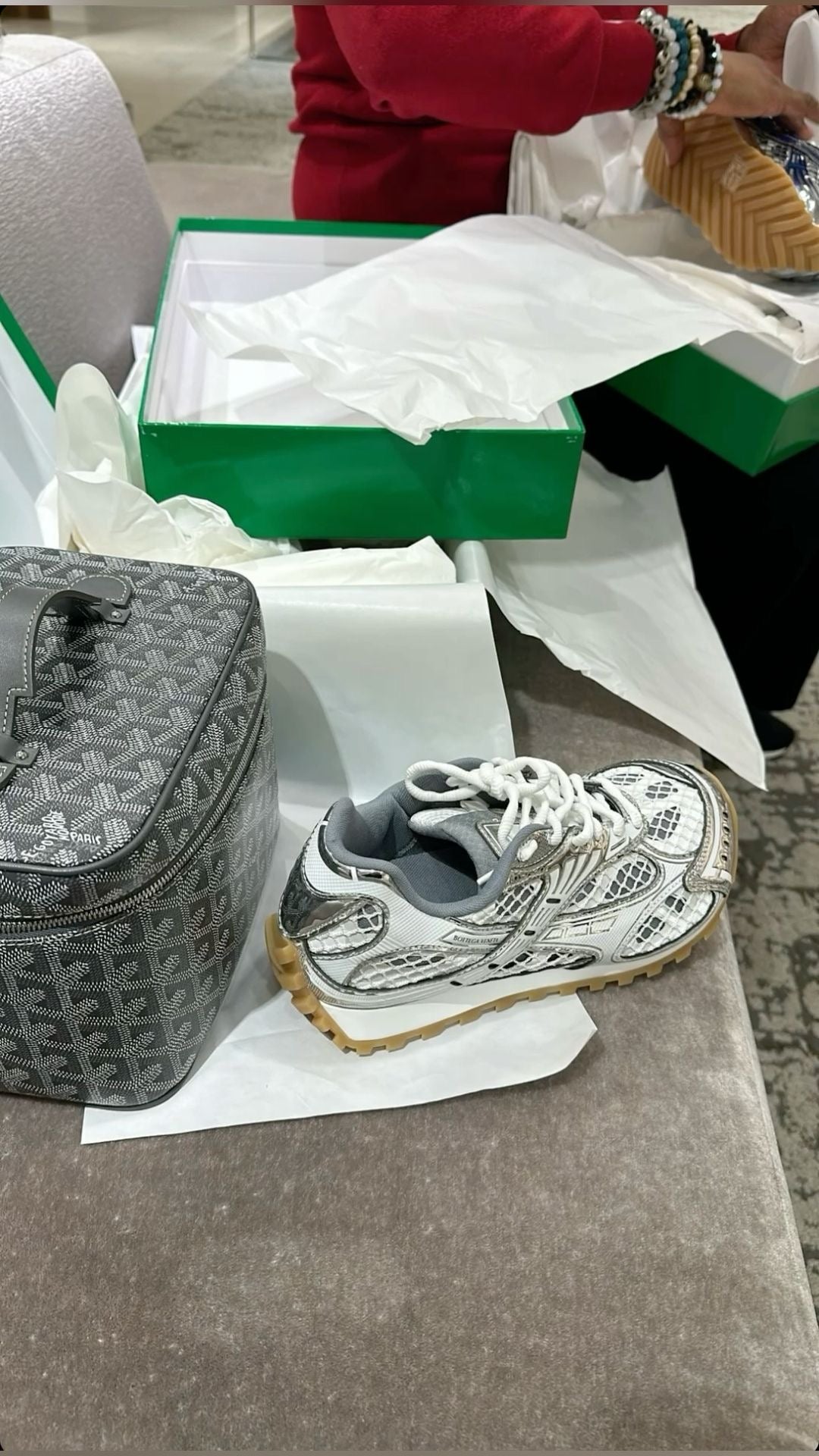 Bottega Veneta Orbit Metallic