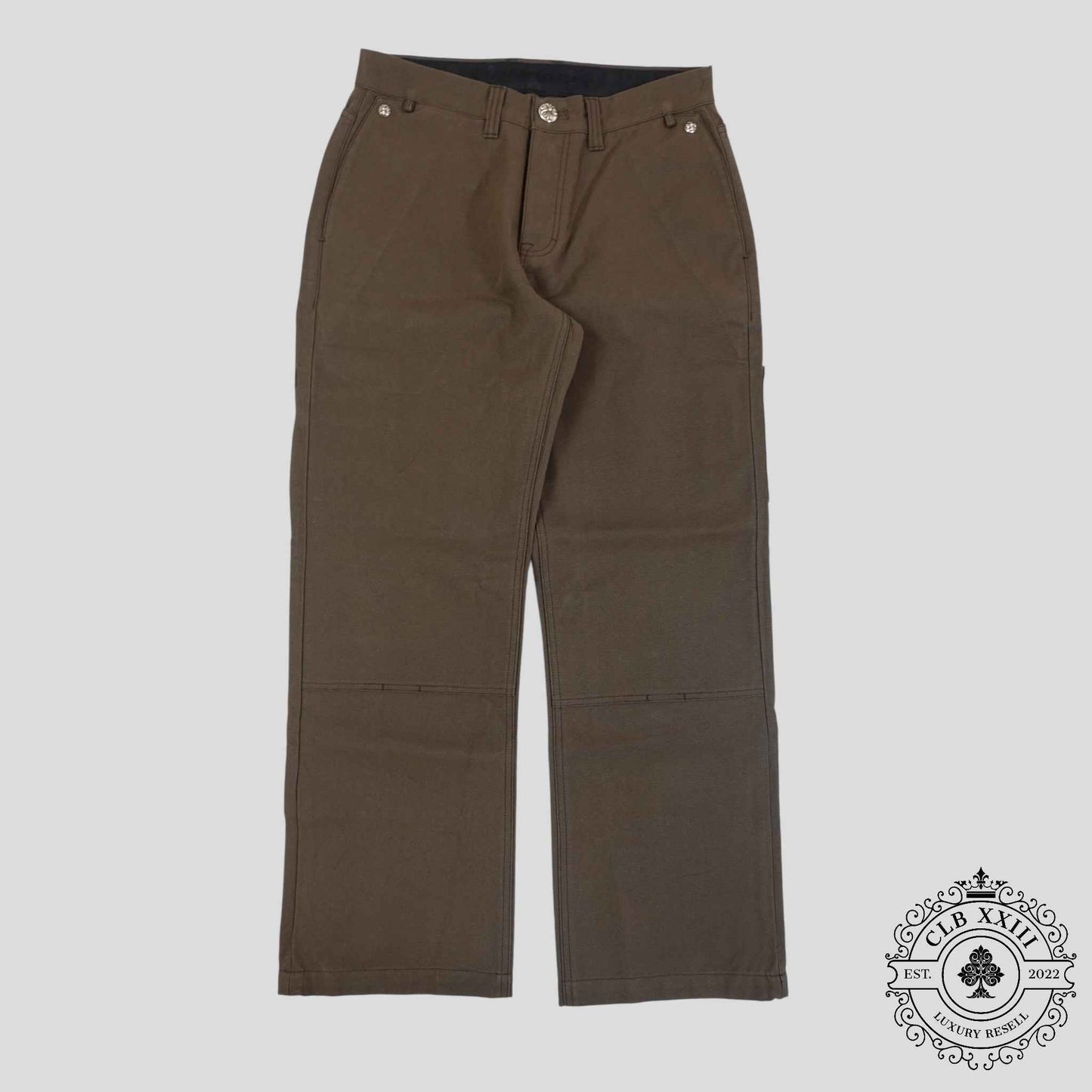 Chrome Hearts Double Knee Carpenter Pants in Brown