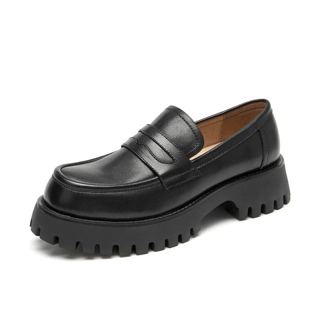 Casey Women's Platform Loafer Shoes - Luxuryurbanwear