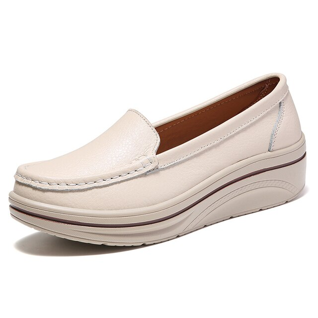Coral Women's Platform Loafer Shoes - Luxuryurbanwear