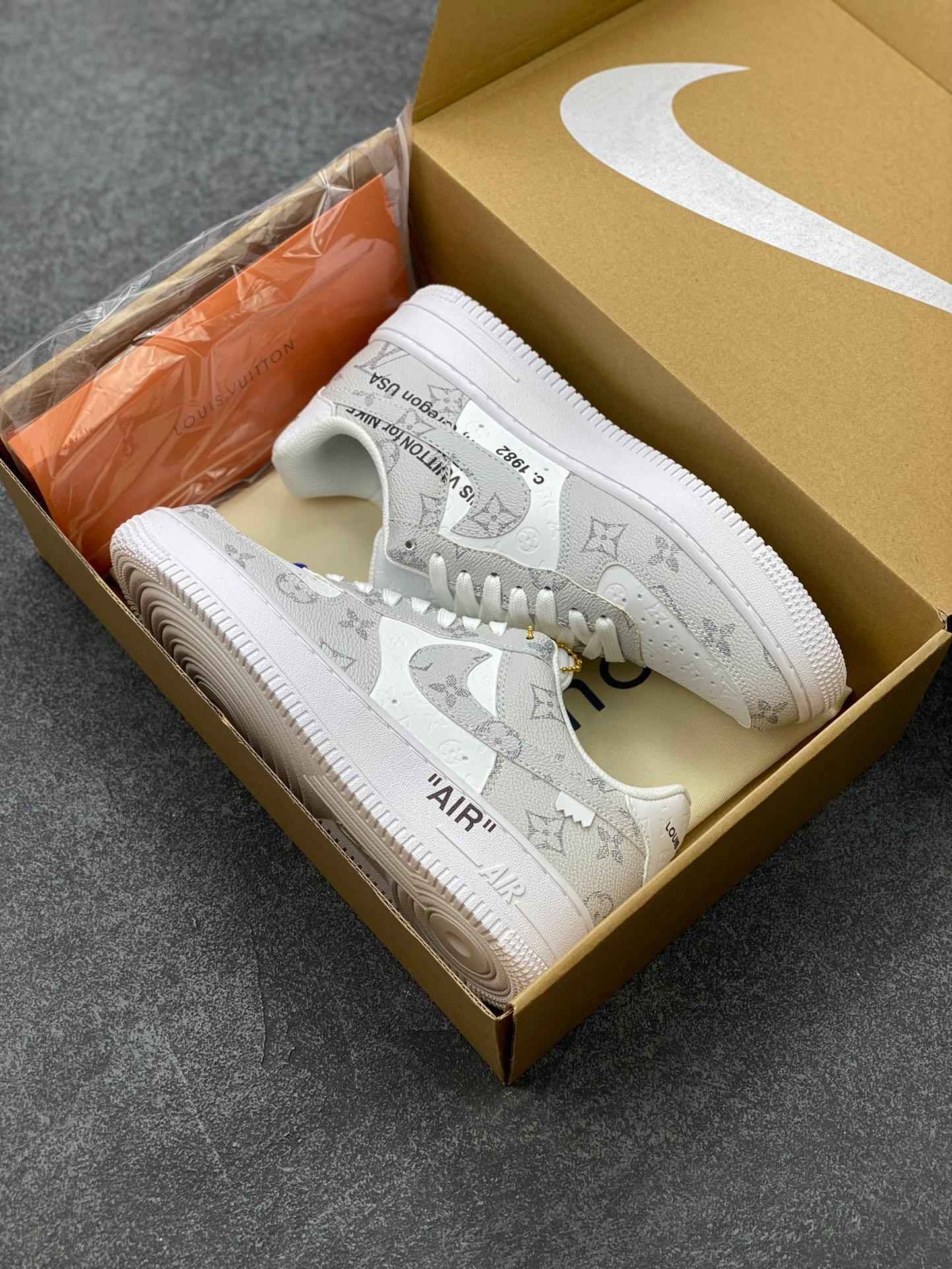 Custom Air Force 1 ’07 LV BQ8988-108 SneakerNational