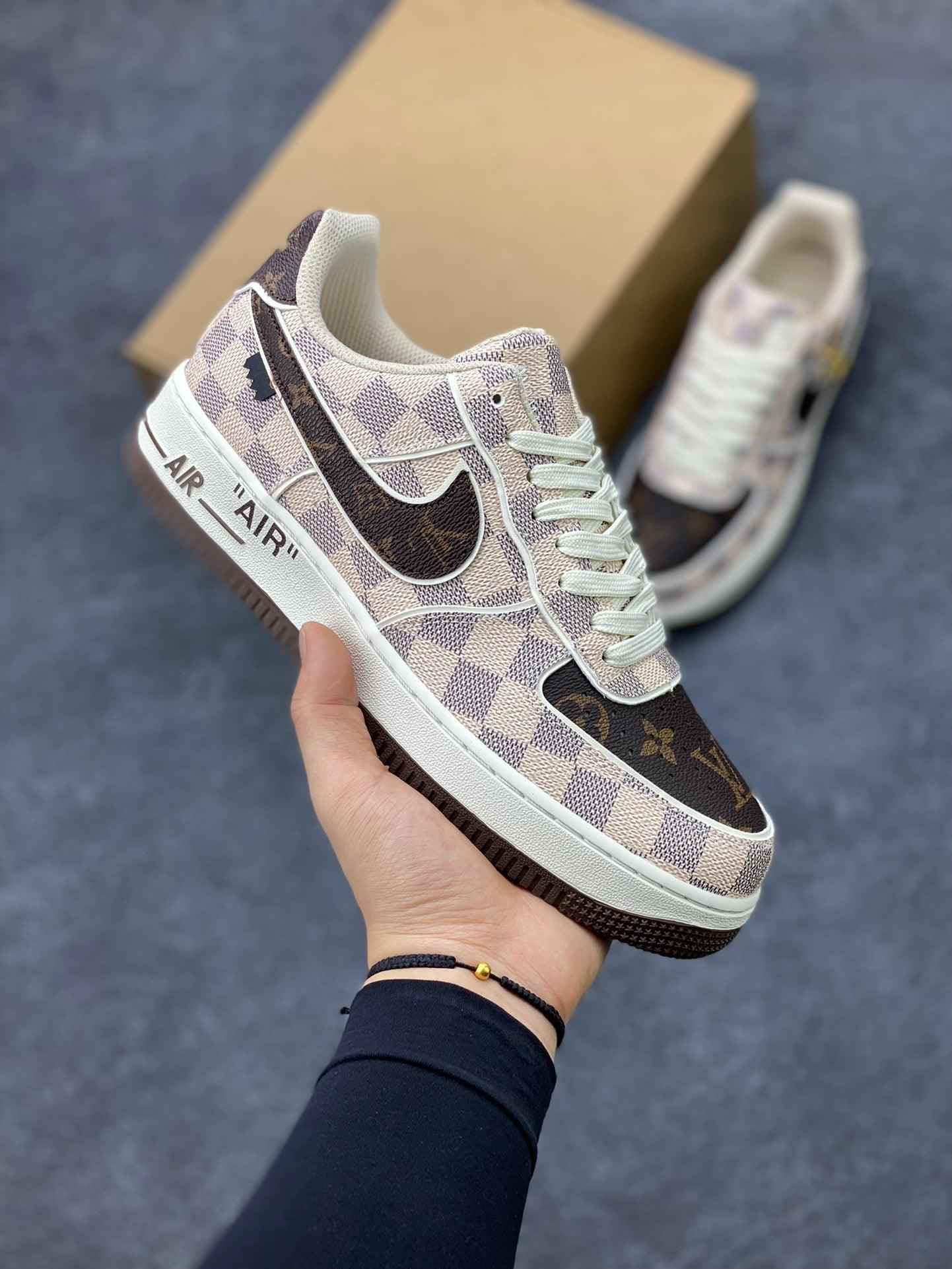 Custom Air Force 1 ’07 Monogram LD4631-202 SneakerNational