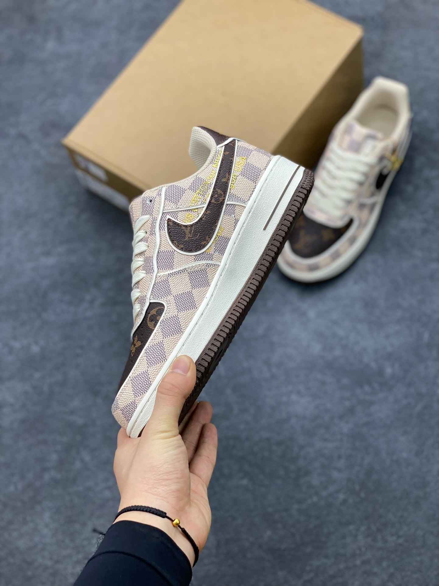 Custom Air Force 1 ’07 Monogram LD4631-202 SneakerNational