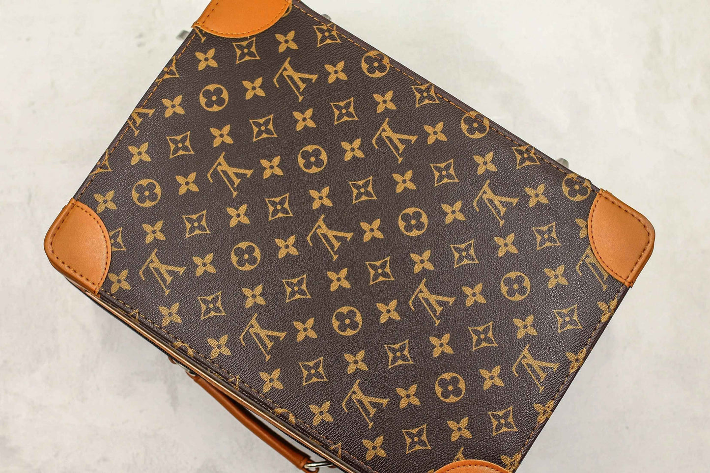 Custom Air Jordan 1 Monogram High Q With Original Box SneakerNational
