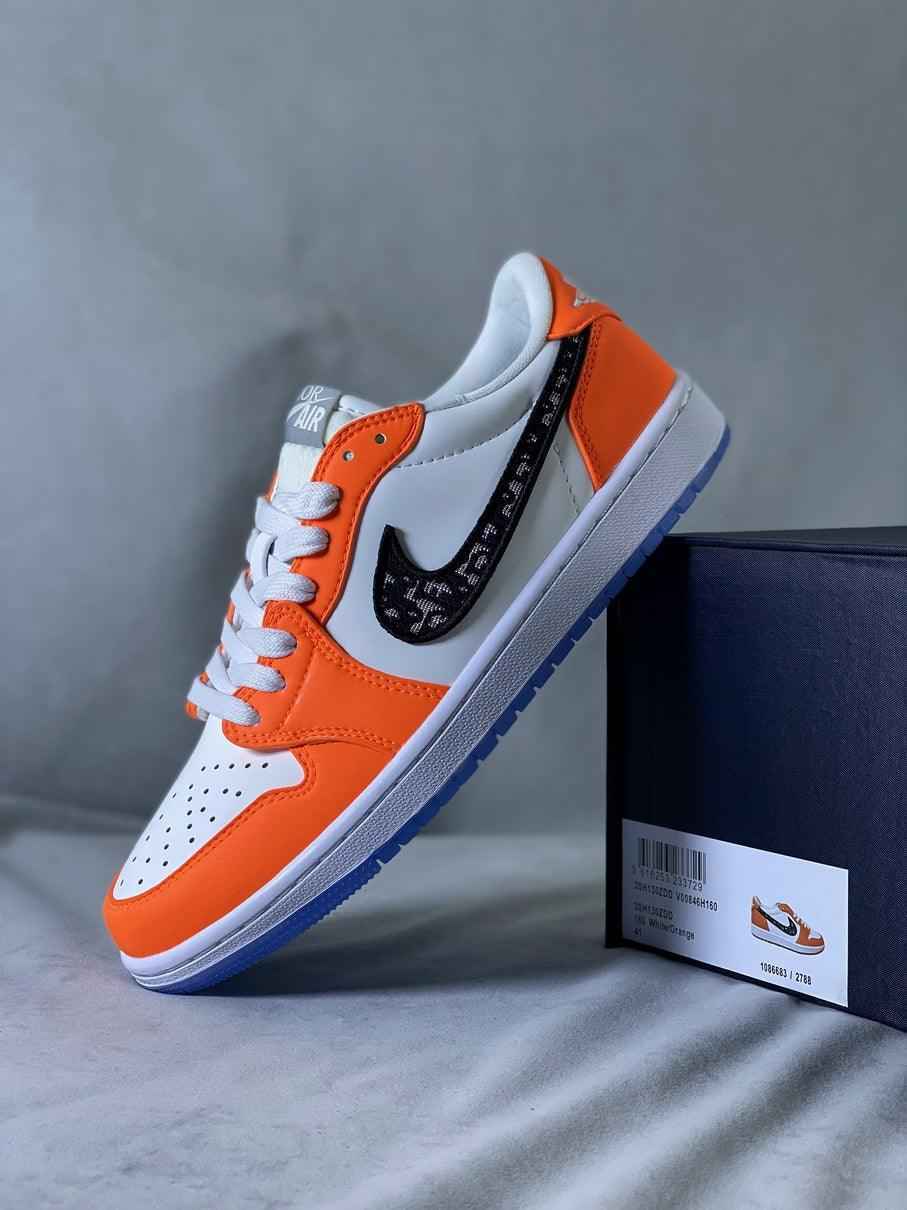 Custom Air Jordan 1 Low x Dior BA33 SneakerNational