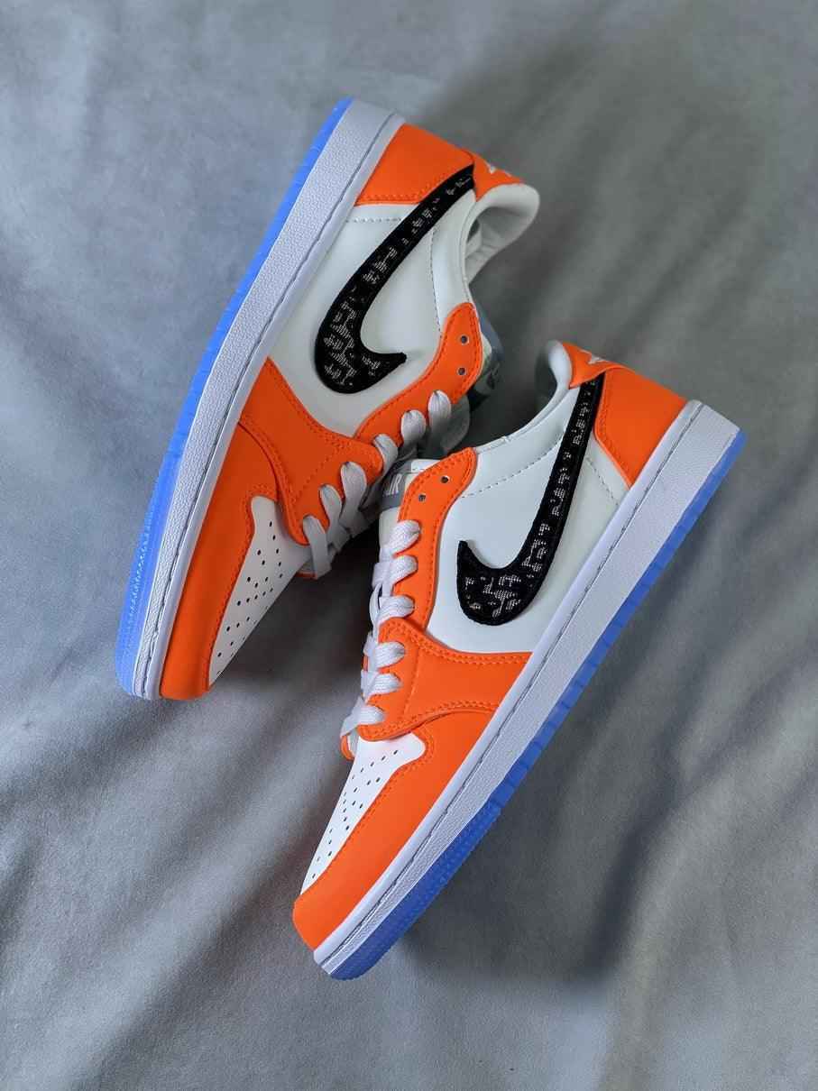 Custom Air Jordan 1 Low x Dior BA33 SneakerNational