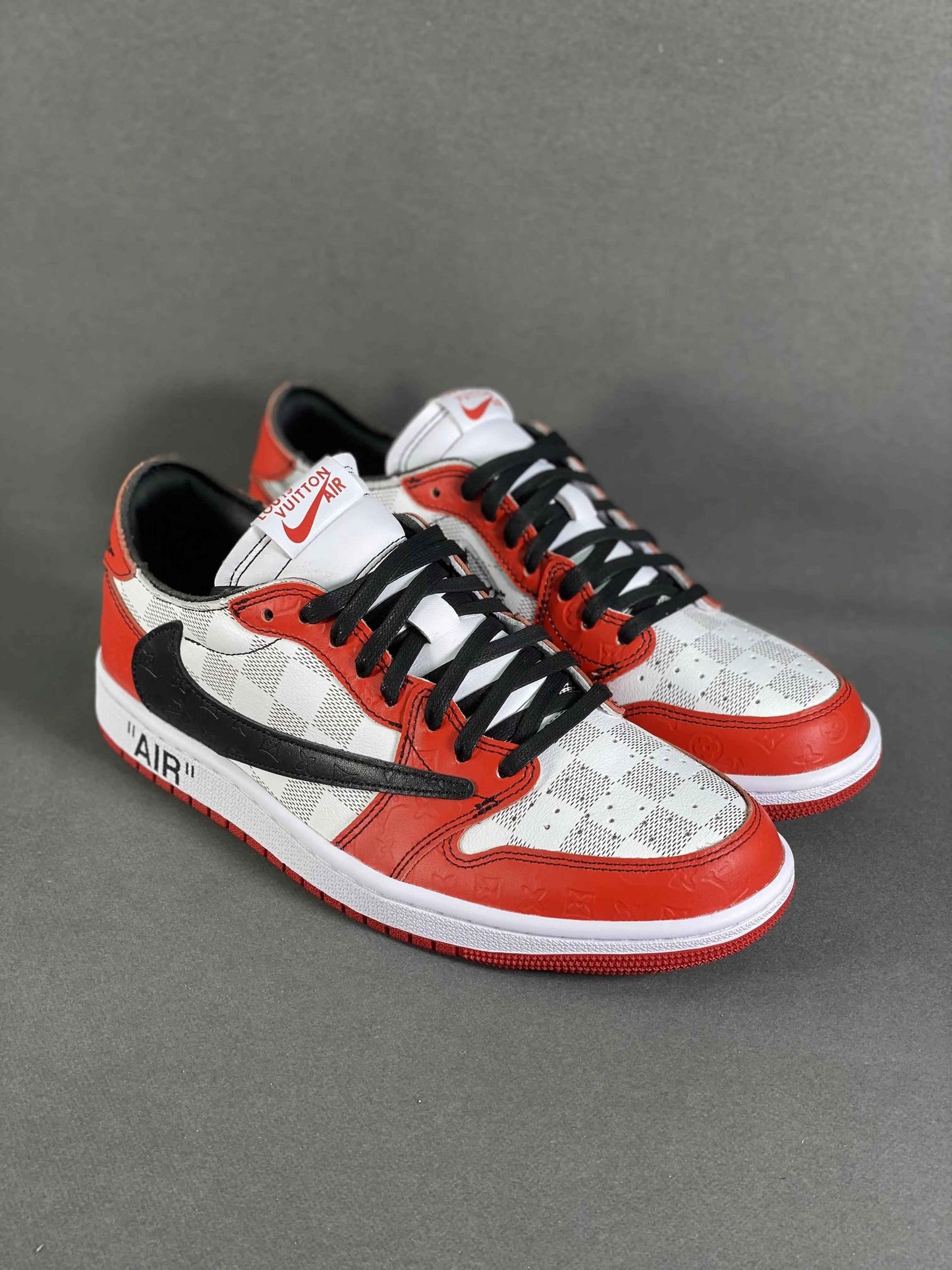 Custom Air Jordan 1 Low x Off-White x Travis Scott DZ2403 006 SneakerNational