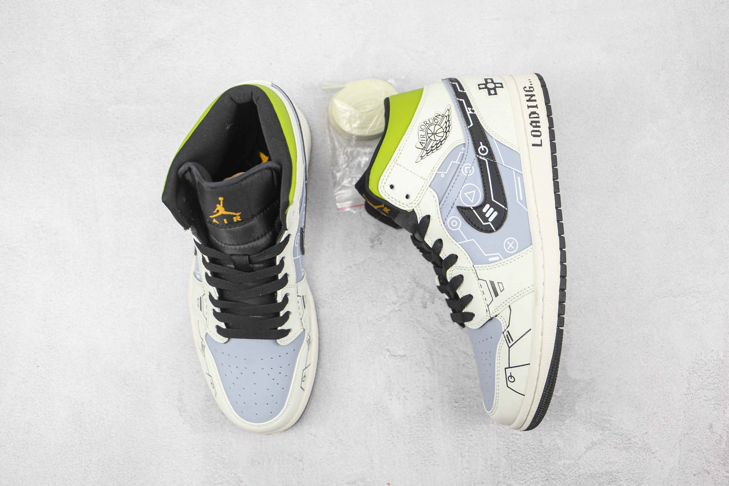 Custom Air Jordan 1 Mid 554725 170 SneakerNational