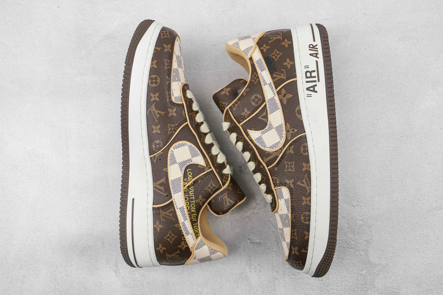 Custom LV x NK Air Force Monogram SneakerNational
