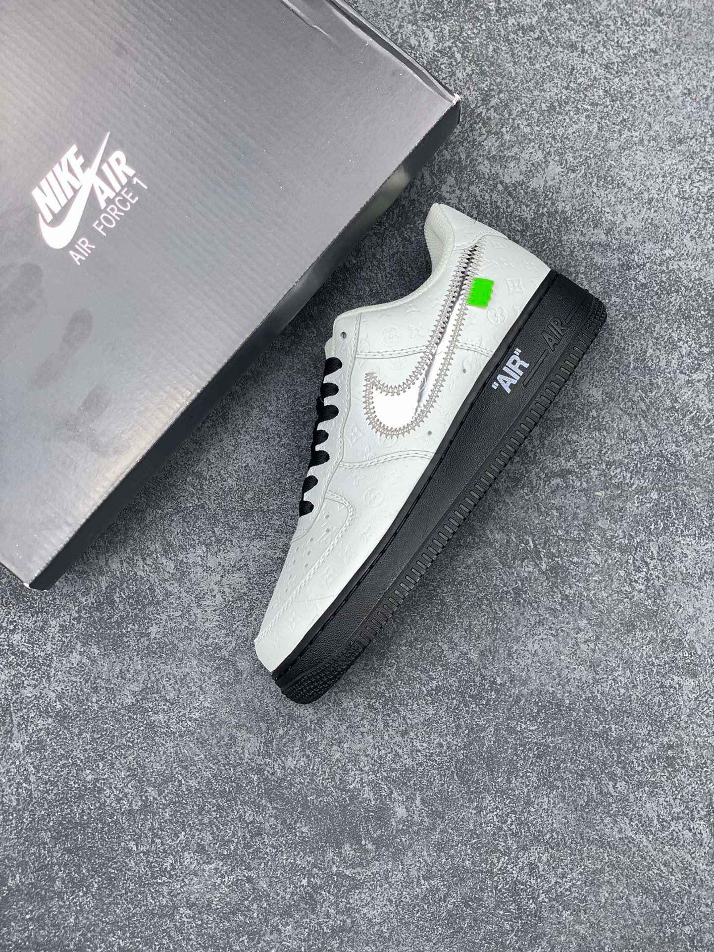 Custom LV x Off-wht x NK Air Force 1 1A9V9A SneakerNational