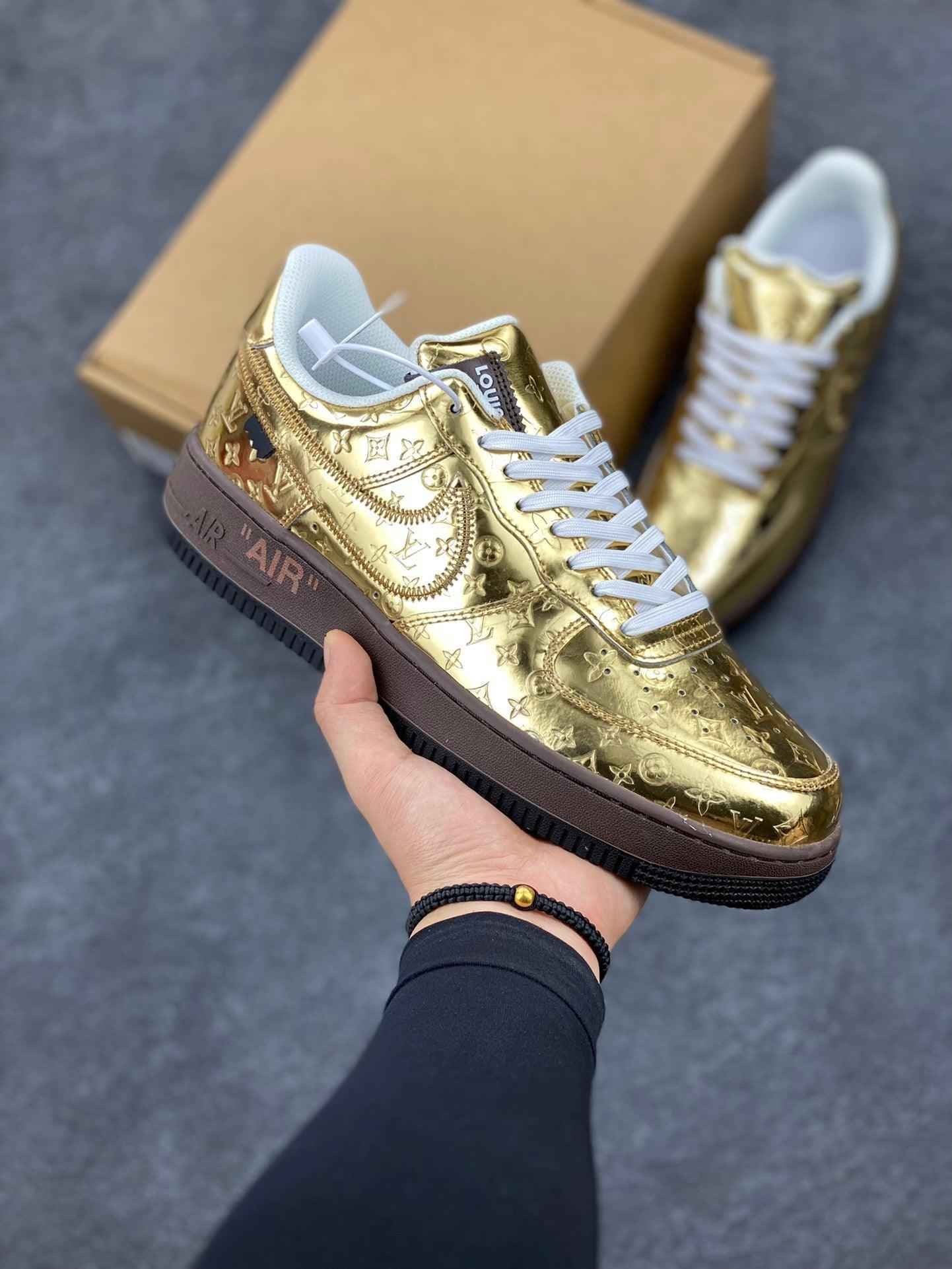 Custom LV x Off-White x Air Force 1 1A9VG0 SneakerNational