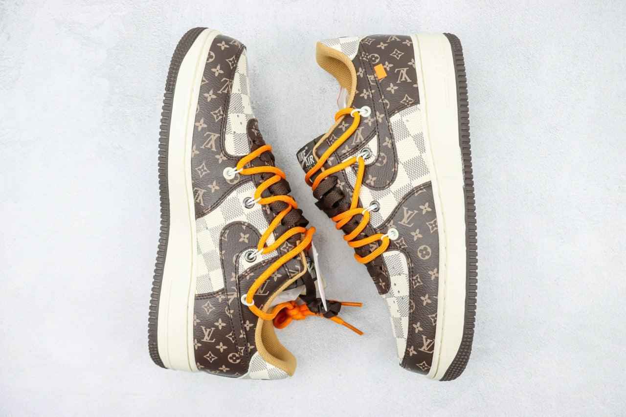 Custom Lv x Air Force 1 Low 07 CV1724-113 SneakerNational