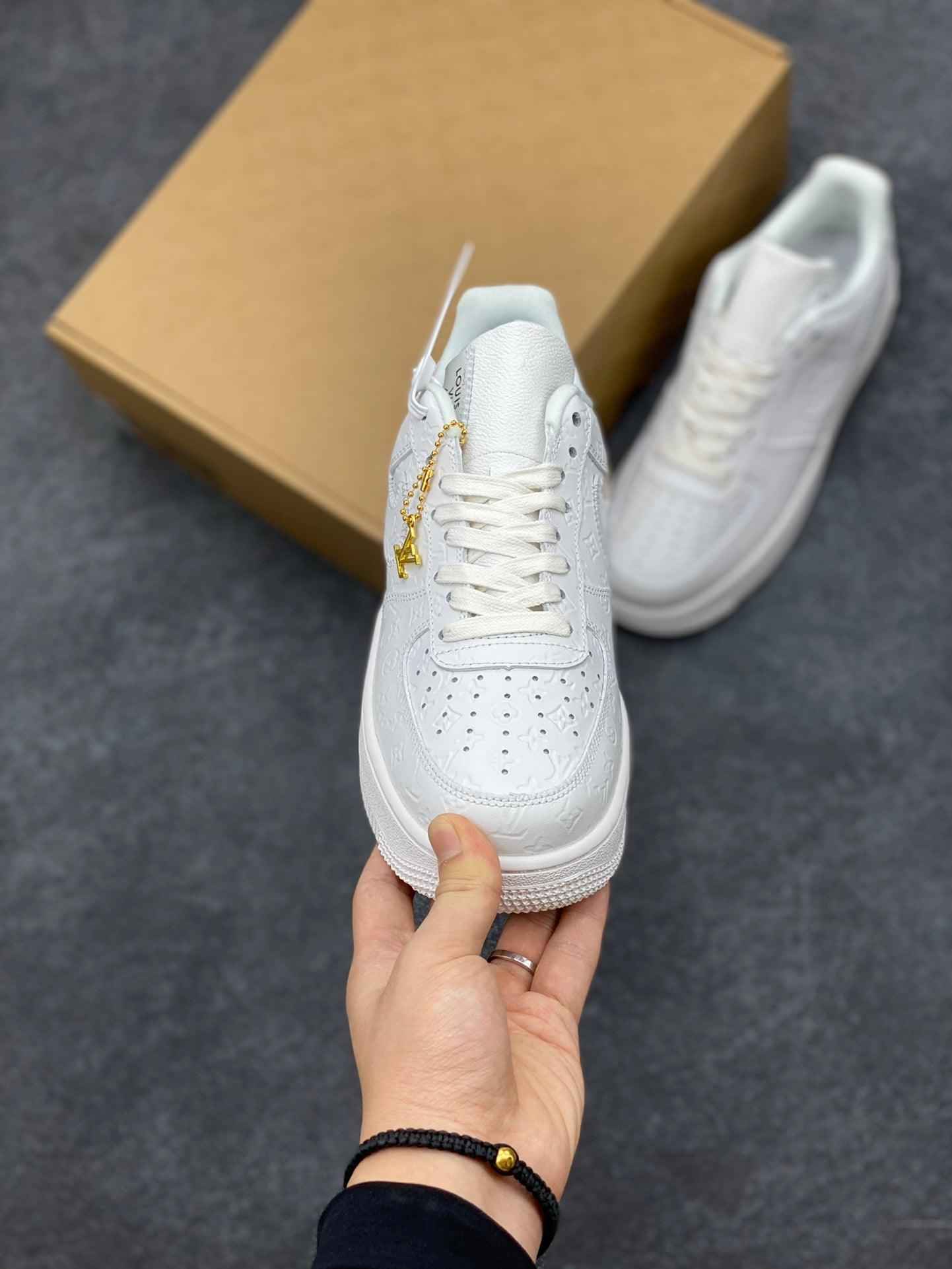Custom Monogram x Air Force 1 Low 1A9V87 SneakerNational
