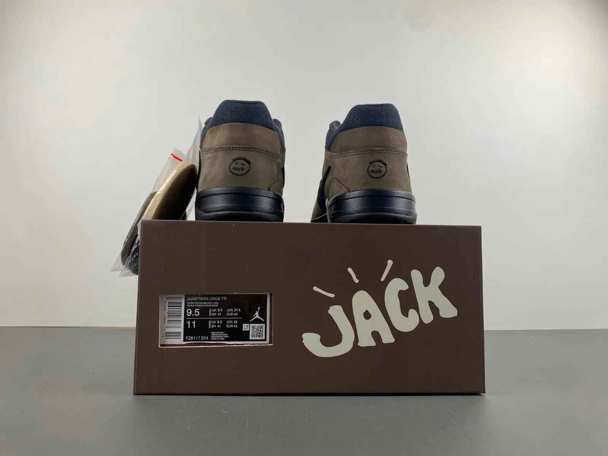 Custom Travis Scott x Air Jordan 1 Low JACK SneakerNational