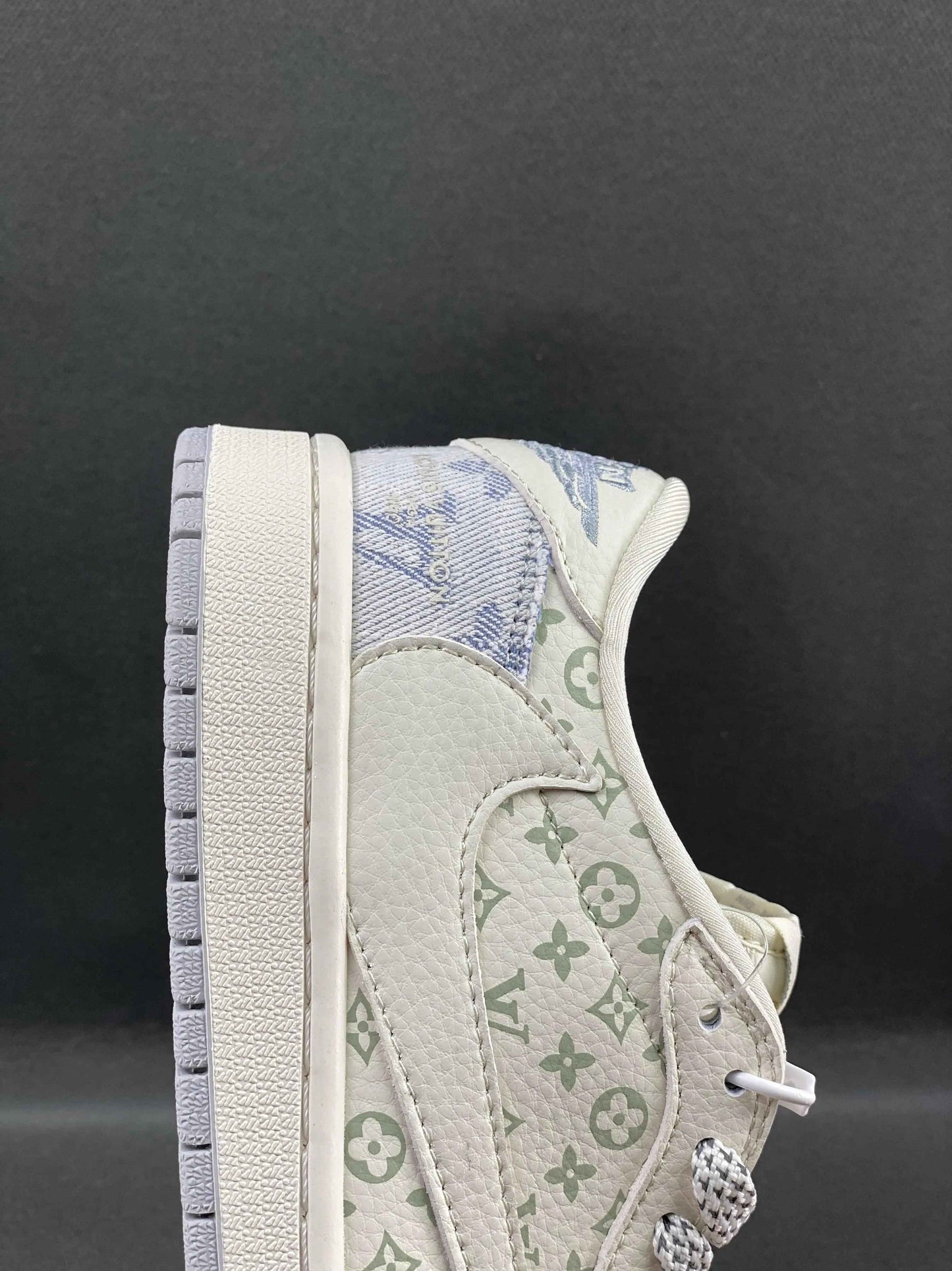 Custom Travis Scott x Air Jordan 1 x LV SJ2068-007 SneakerNational