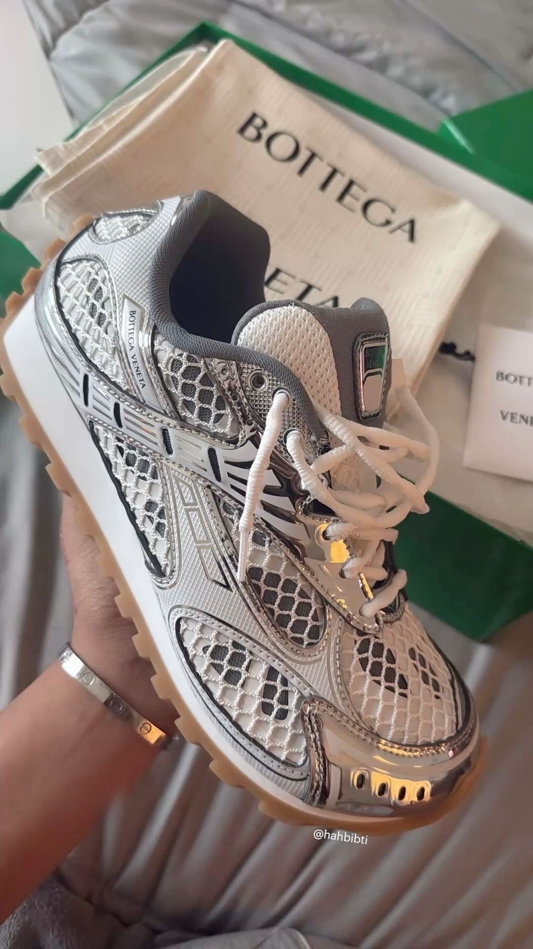 Bottega Veneta Orbit Metallic