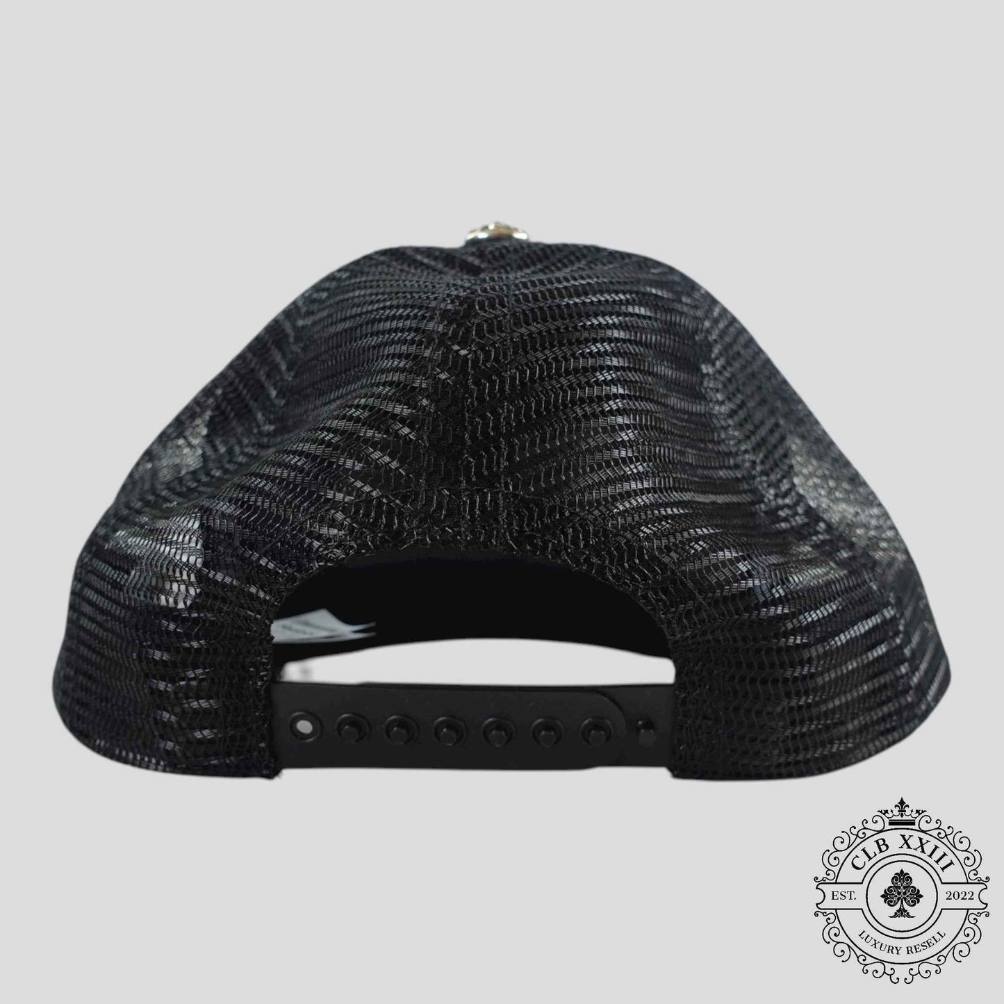 Chrome Hearts Las Vegas CH Patch Trucker Hat in Black