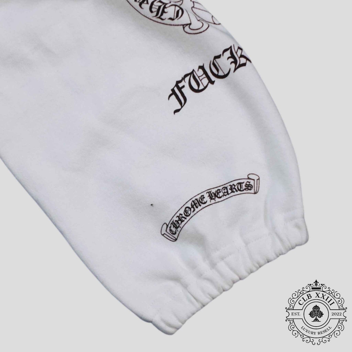 Chrome Hearts Deadly Doll Sweatpants in White
