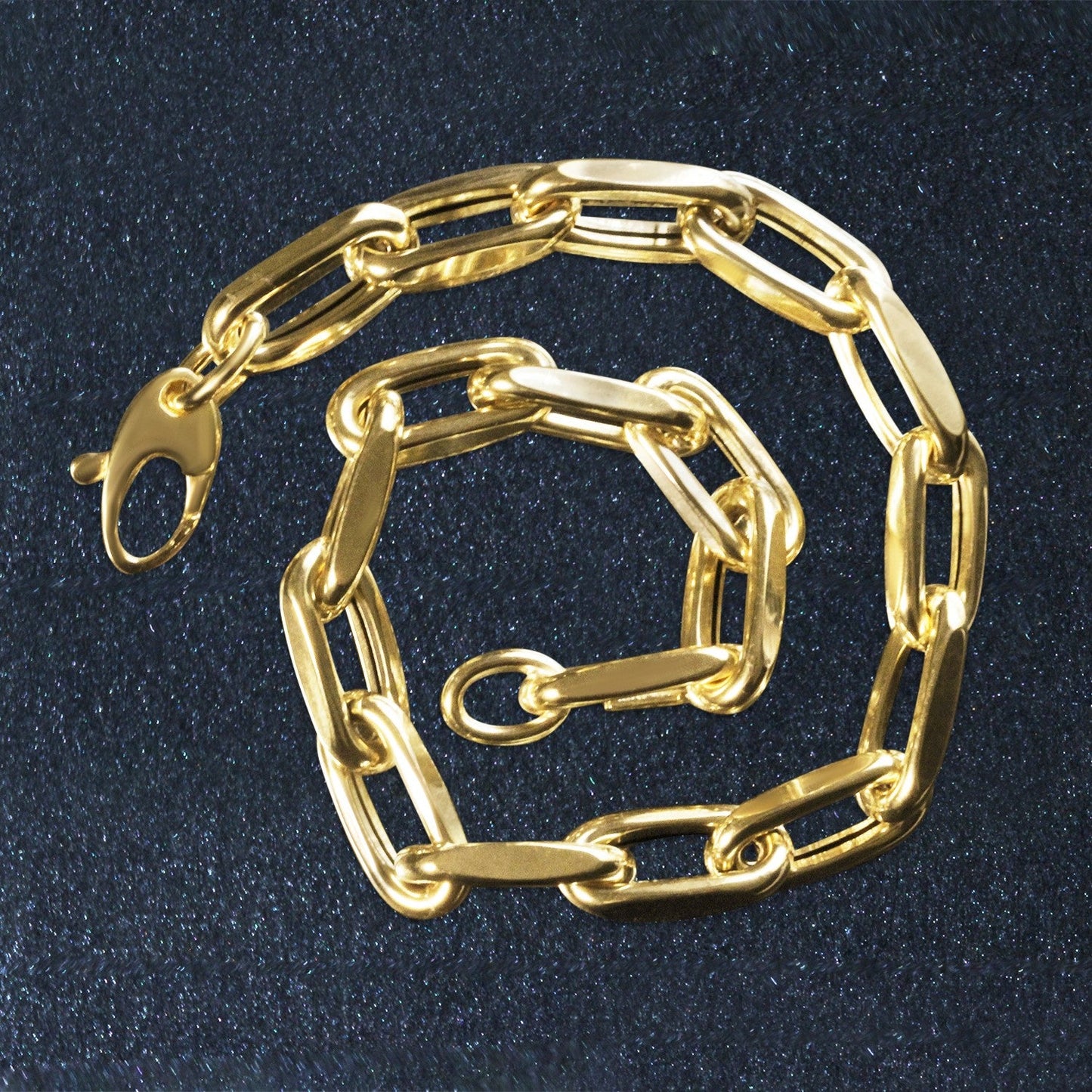 14k Yellow Gold French Cable Link Bracelet (6.00 mm)