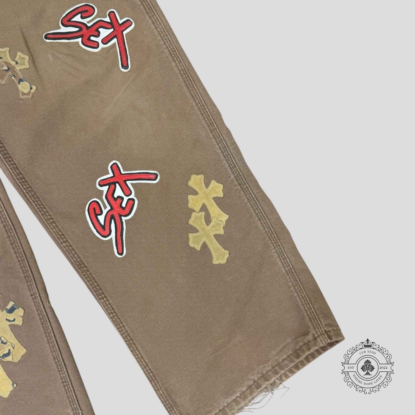 Chrome Hearts Sex Records Patch Carpenter Pants