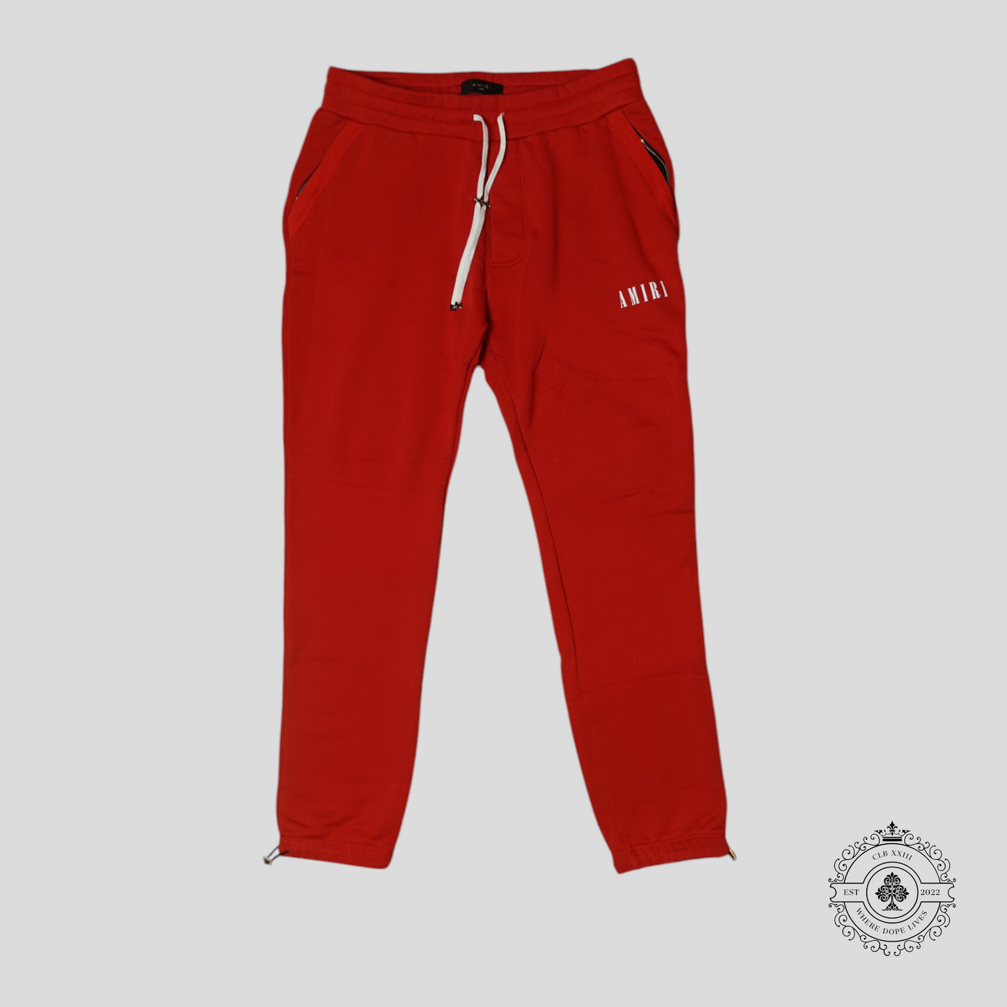 Amiri Core Logo Sweatpants in Red