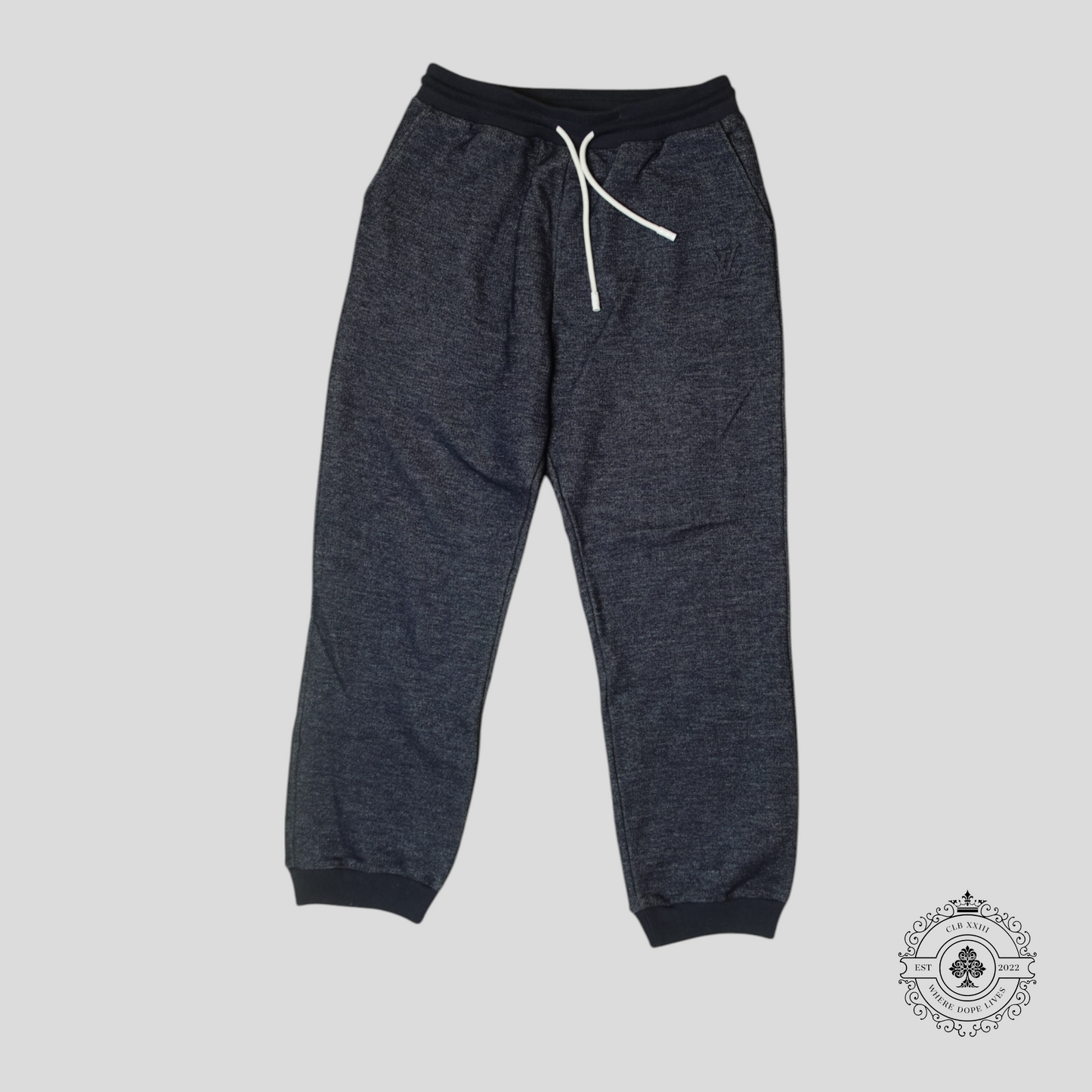 Louis Vuitton LV Embossed Monogram Pocket Sweatpants in Blue