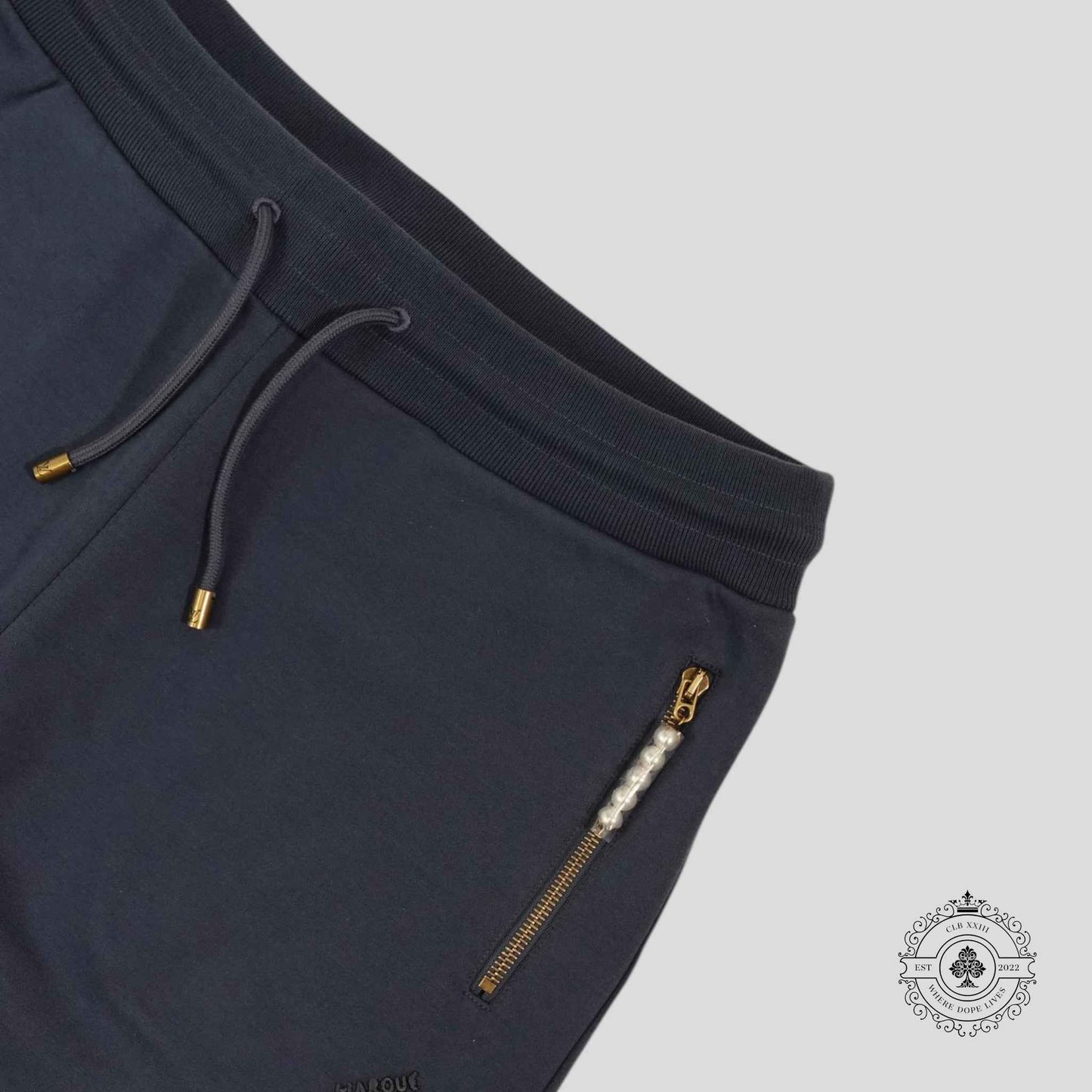 Louis Vuitton Track Pants in Dusty Blue