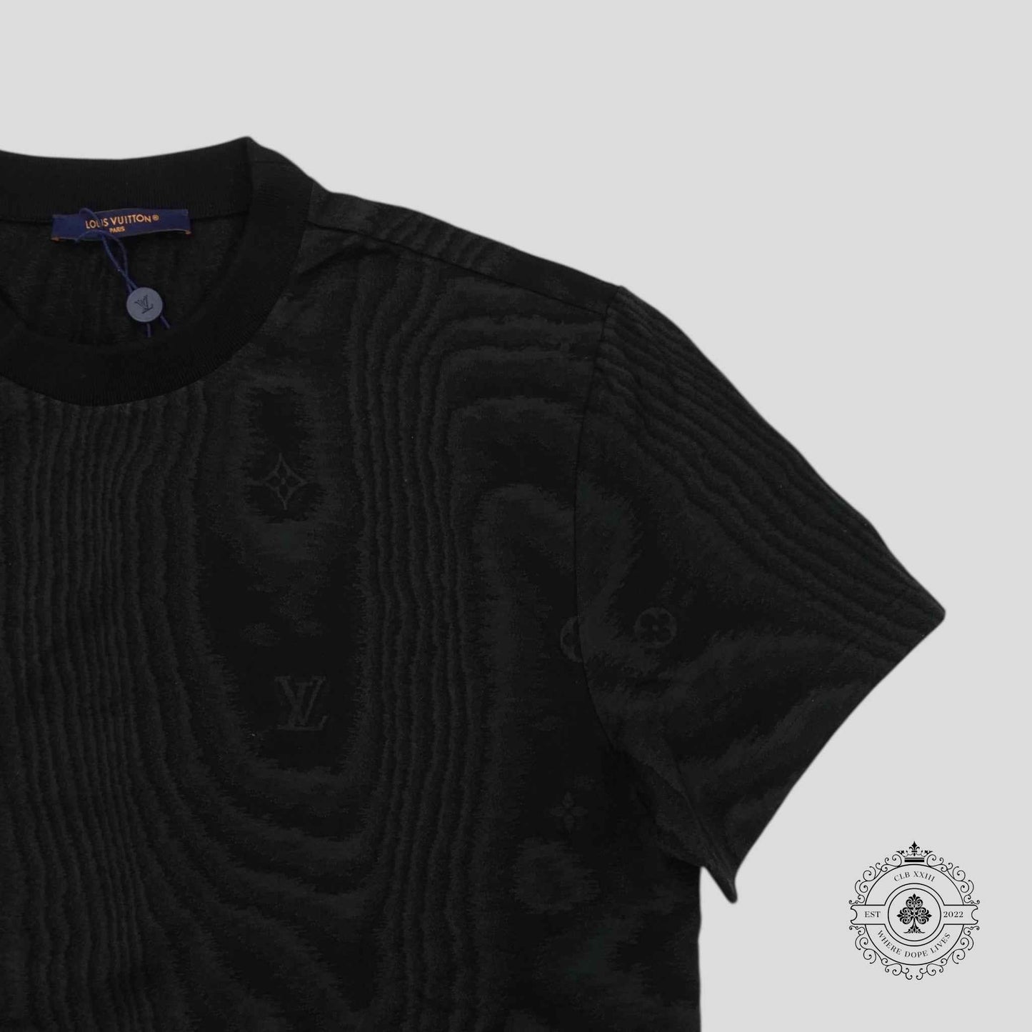 Louis Vuitton LV Moire Tee in Black