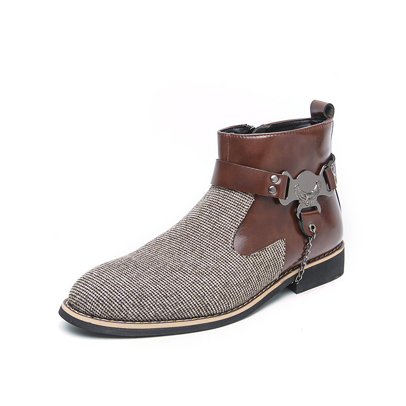 MLB LTHR-06 Ankle Boots - Luxuryurbanwear